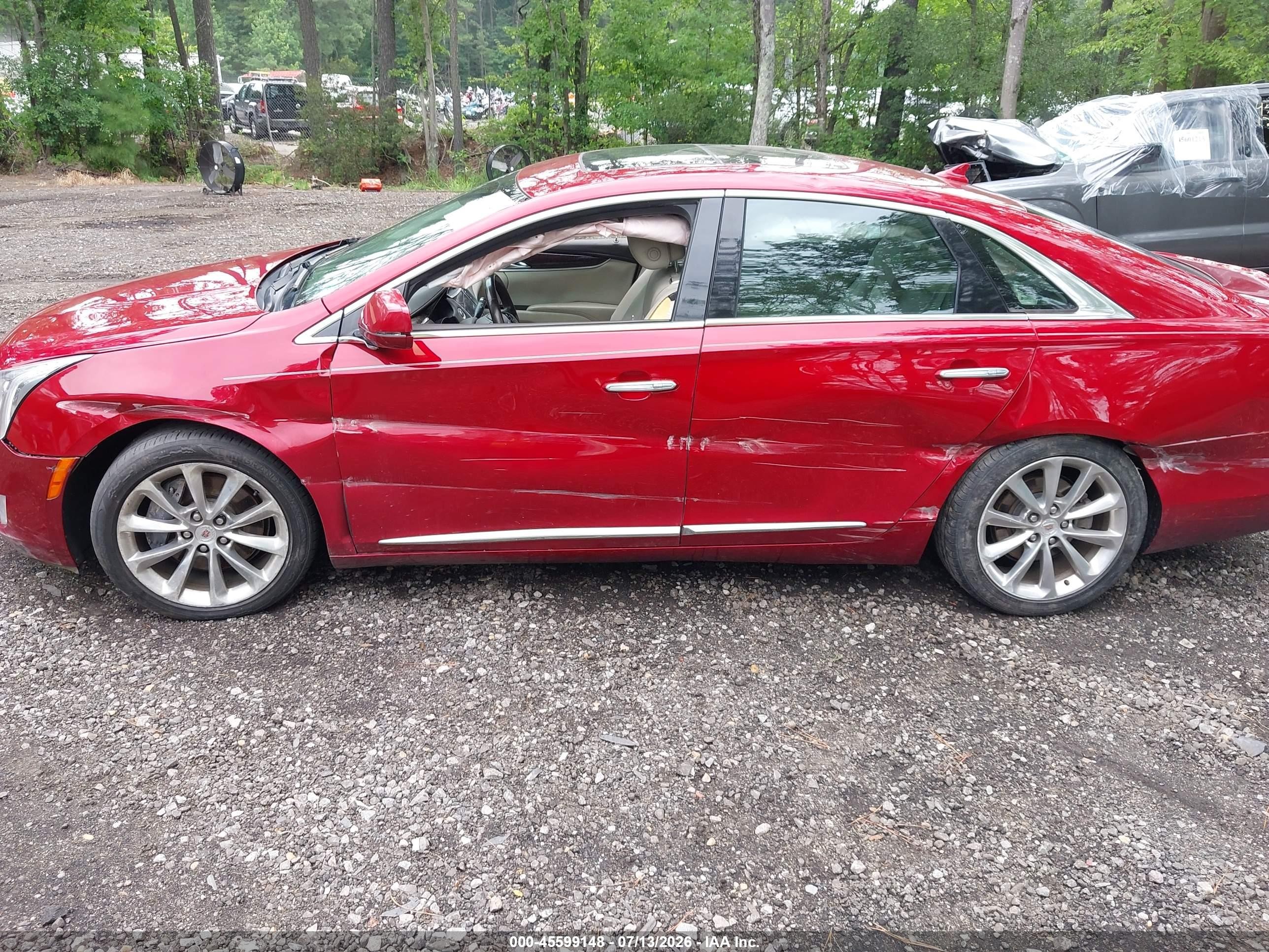 2013 Cadillac Xts Premium Red vin: 2G61S5S30D9134928