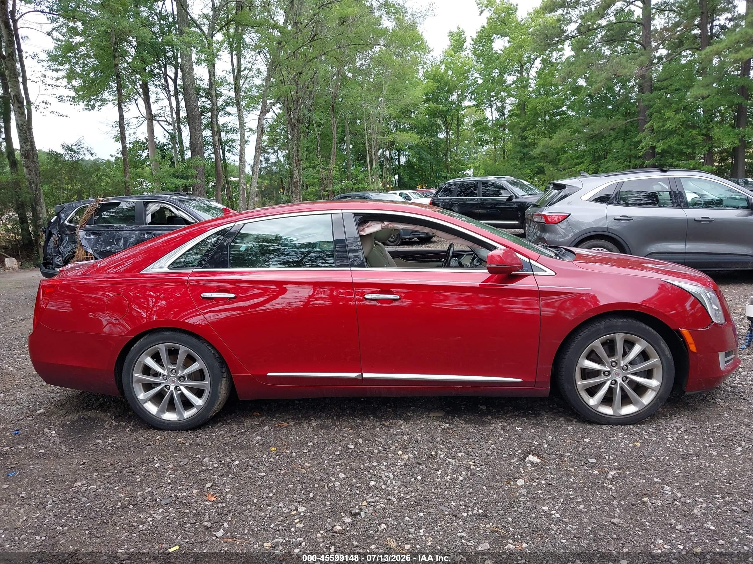 2013 Cadillac Xts Premium Red vin: 2G61S5S30D9134928