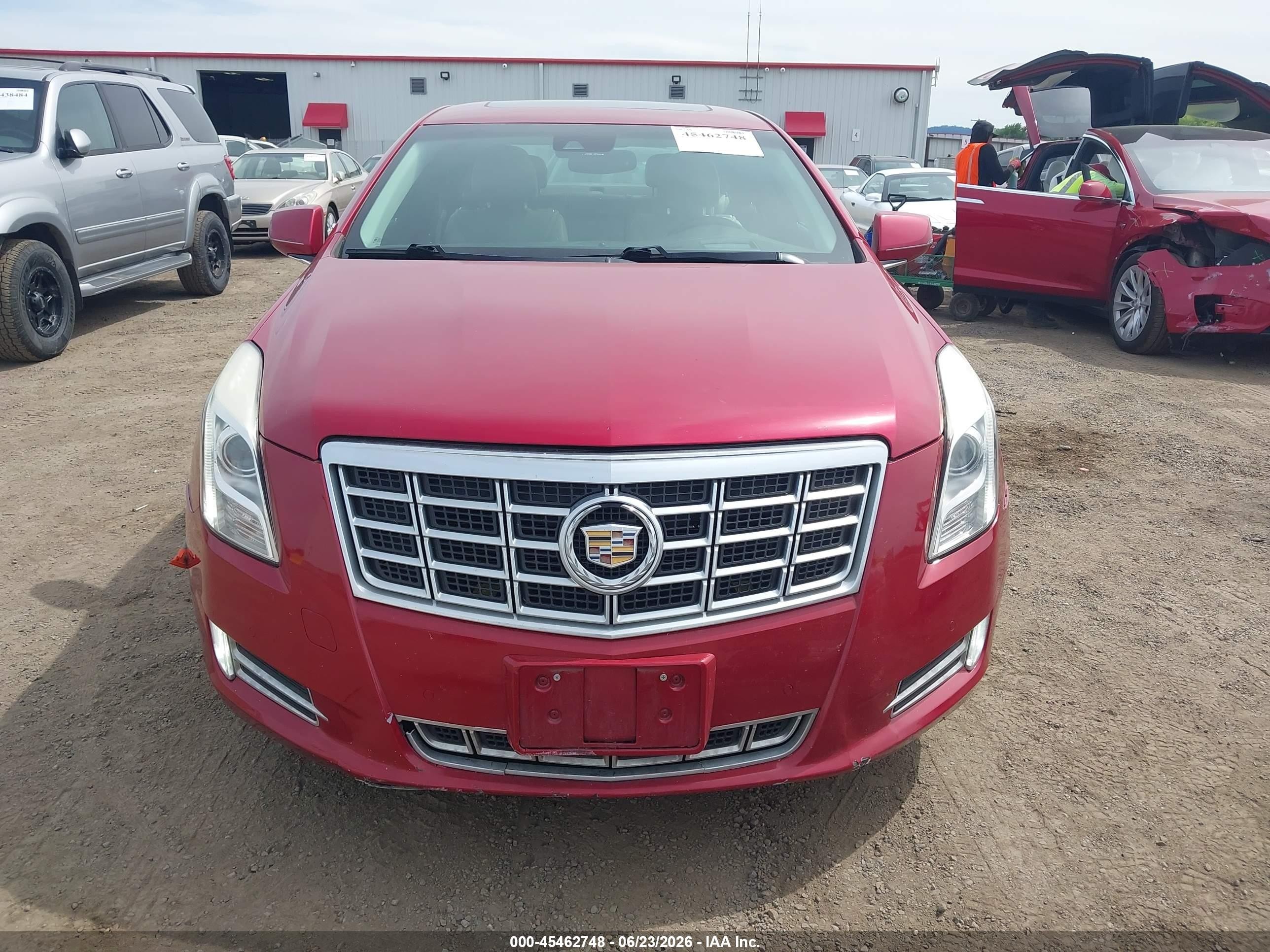 2013 Cadillac Xts Premium Red vin: 2G61S5S33D9210285