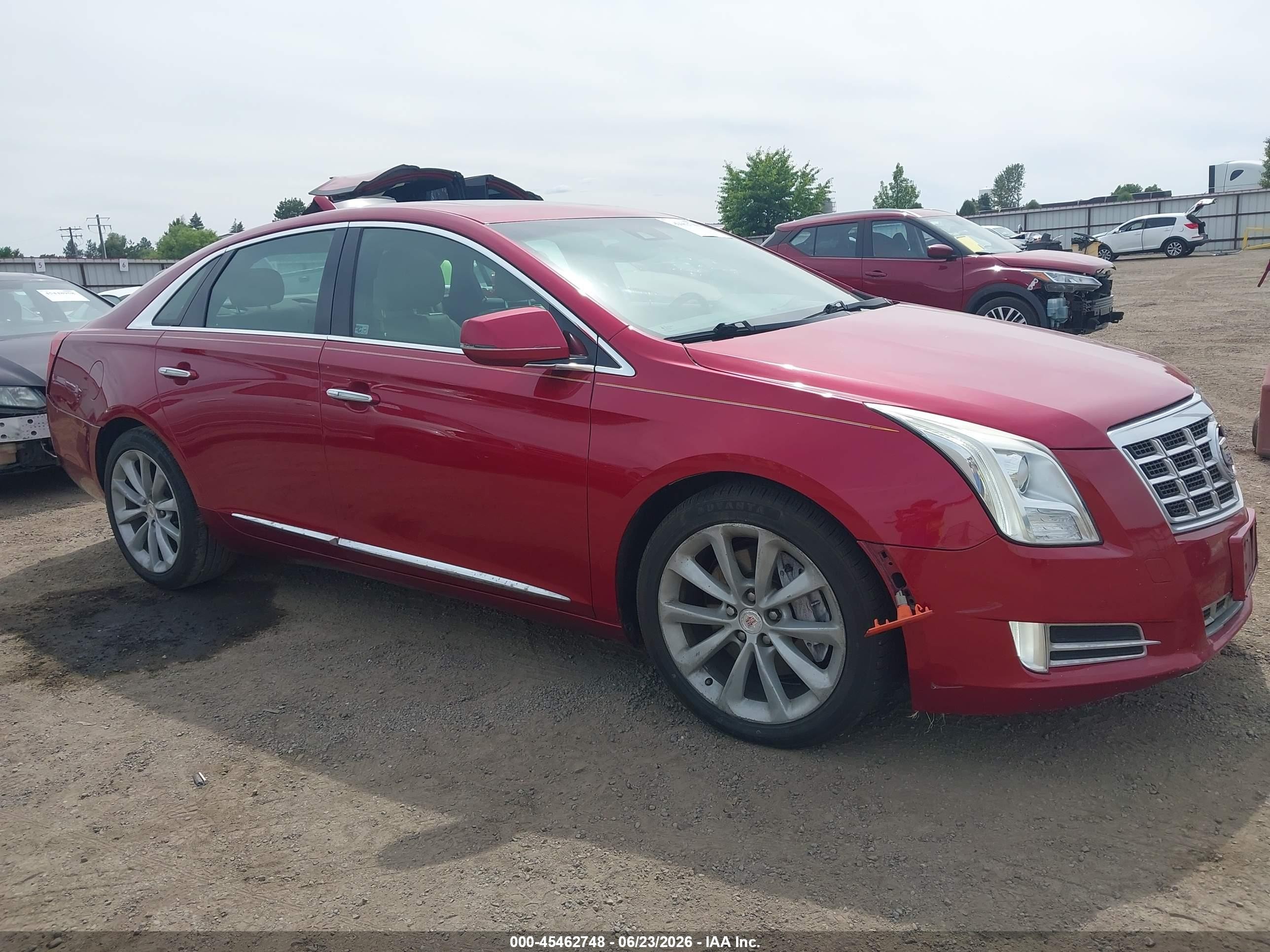 2013 Cadillac Xts Premium Red vin: 2G61S5S33D9210285