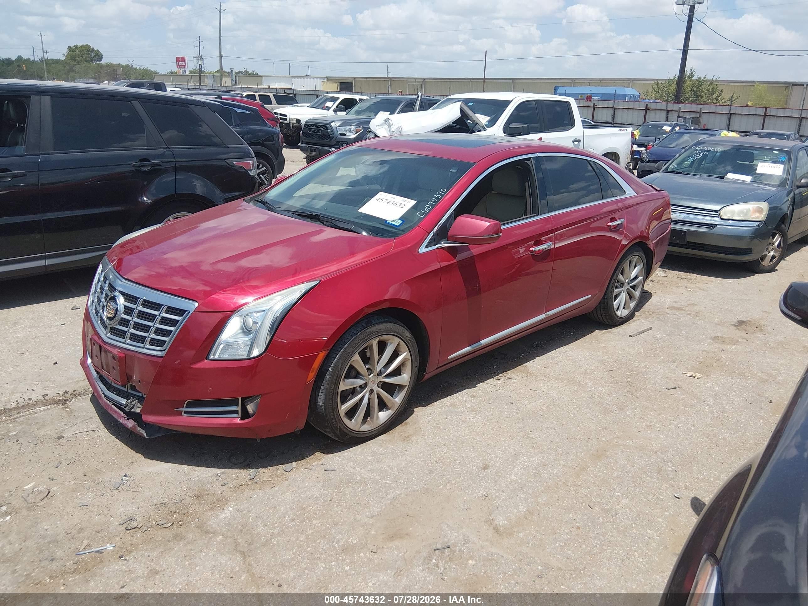 2013 Cadillac Xts Premium Red vin: 2G61S5S34D9211011