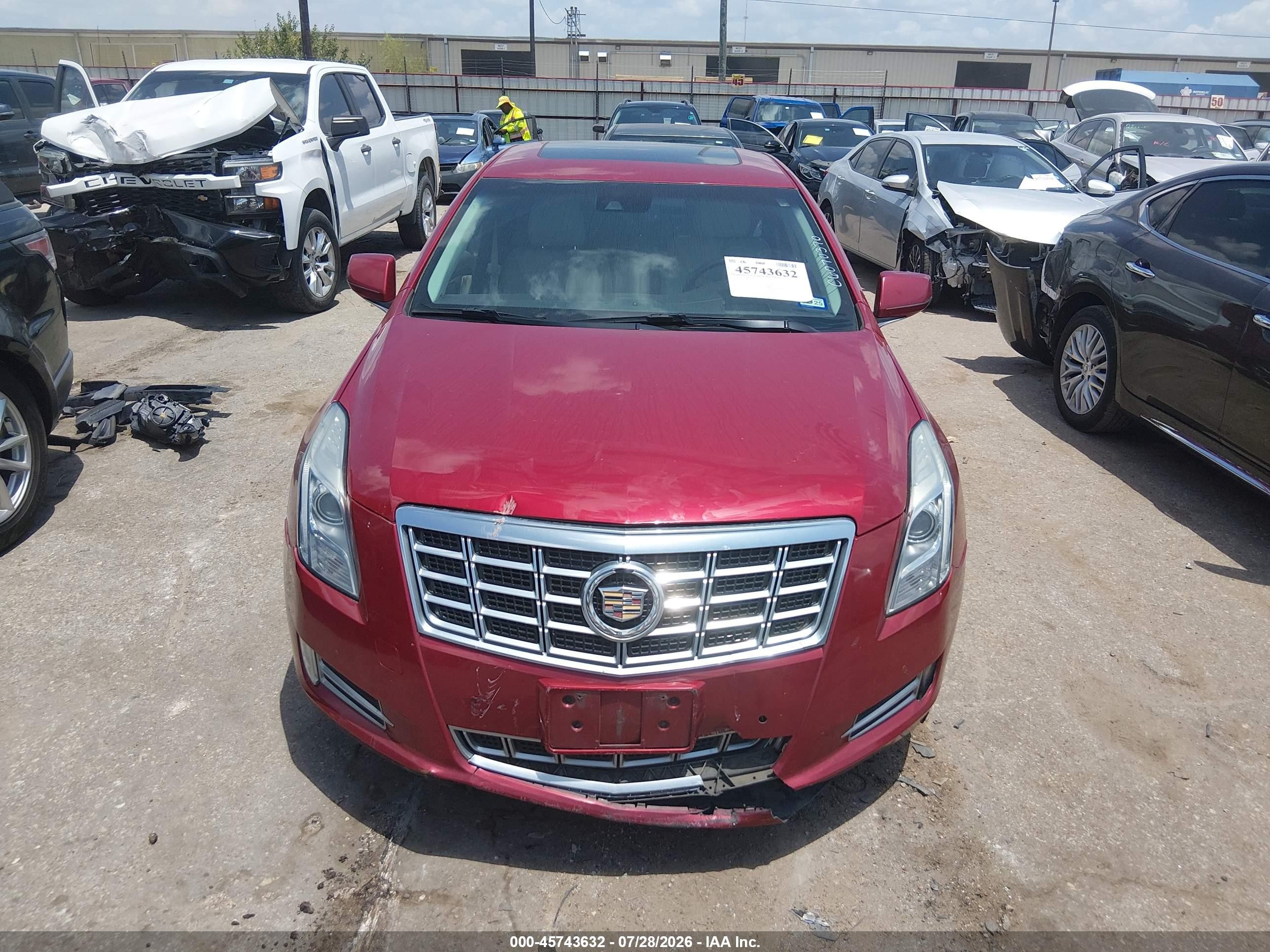 2013 Cadillac Xts Premium Red vin: 2G61S5S34D9211011