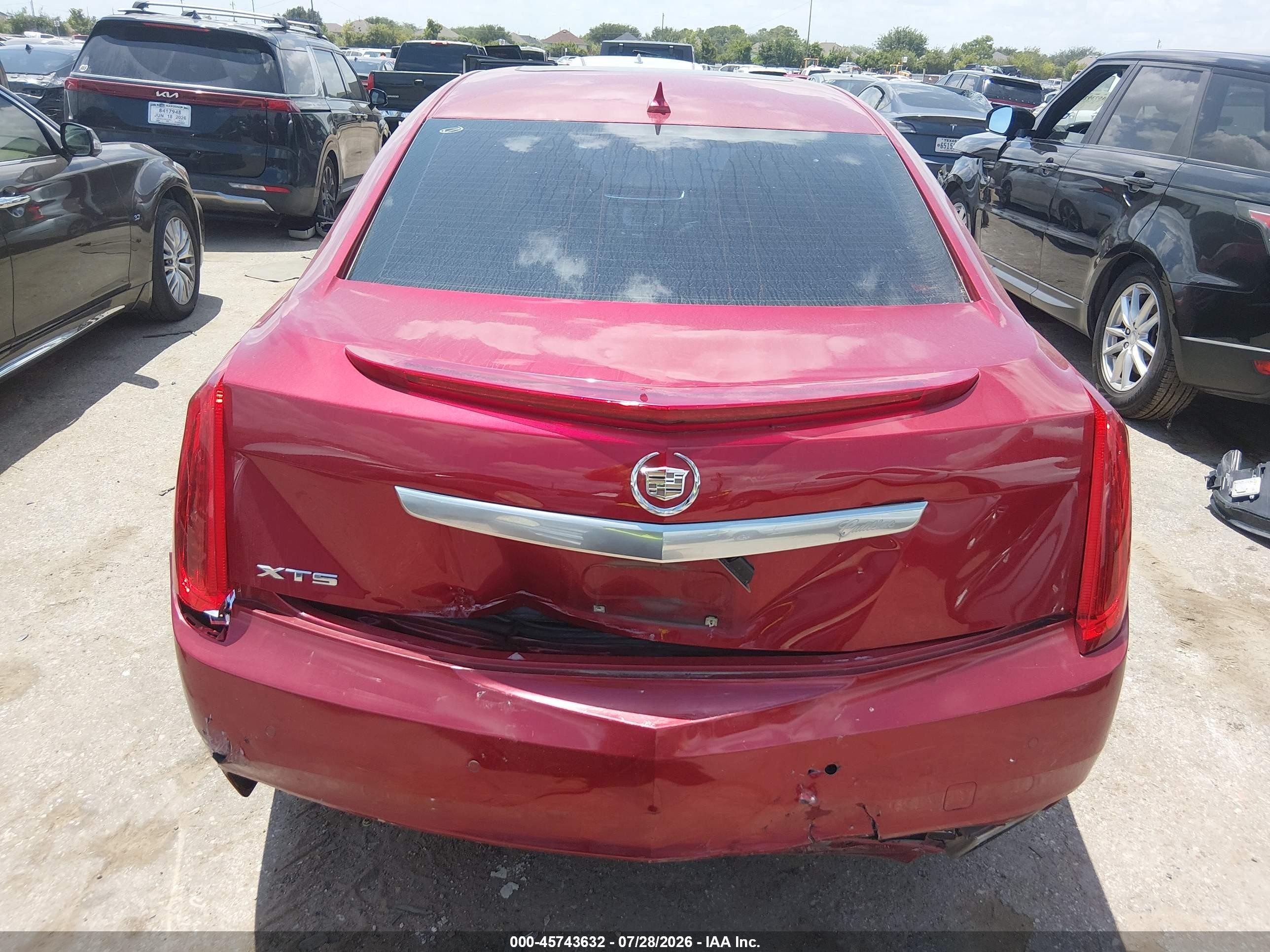 2013 Cadillac Xts Premium Red vin: 2G61S5S34D9211011