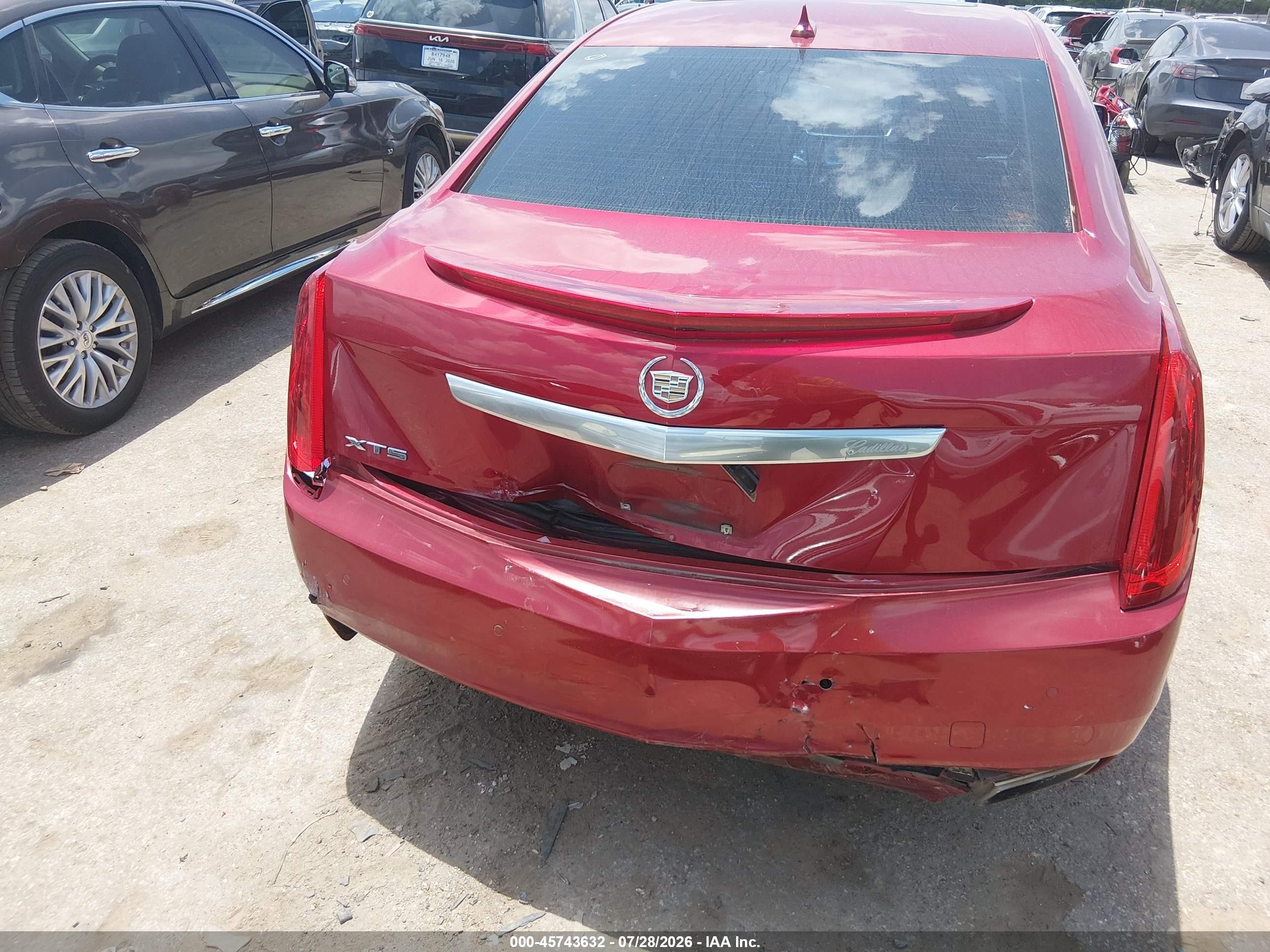 2013 Cadillac Xts Premium Red vin: 2G61S5S34D9211011