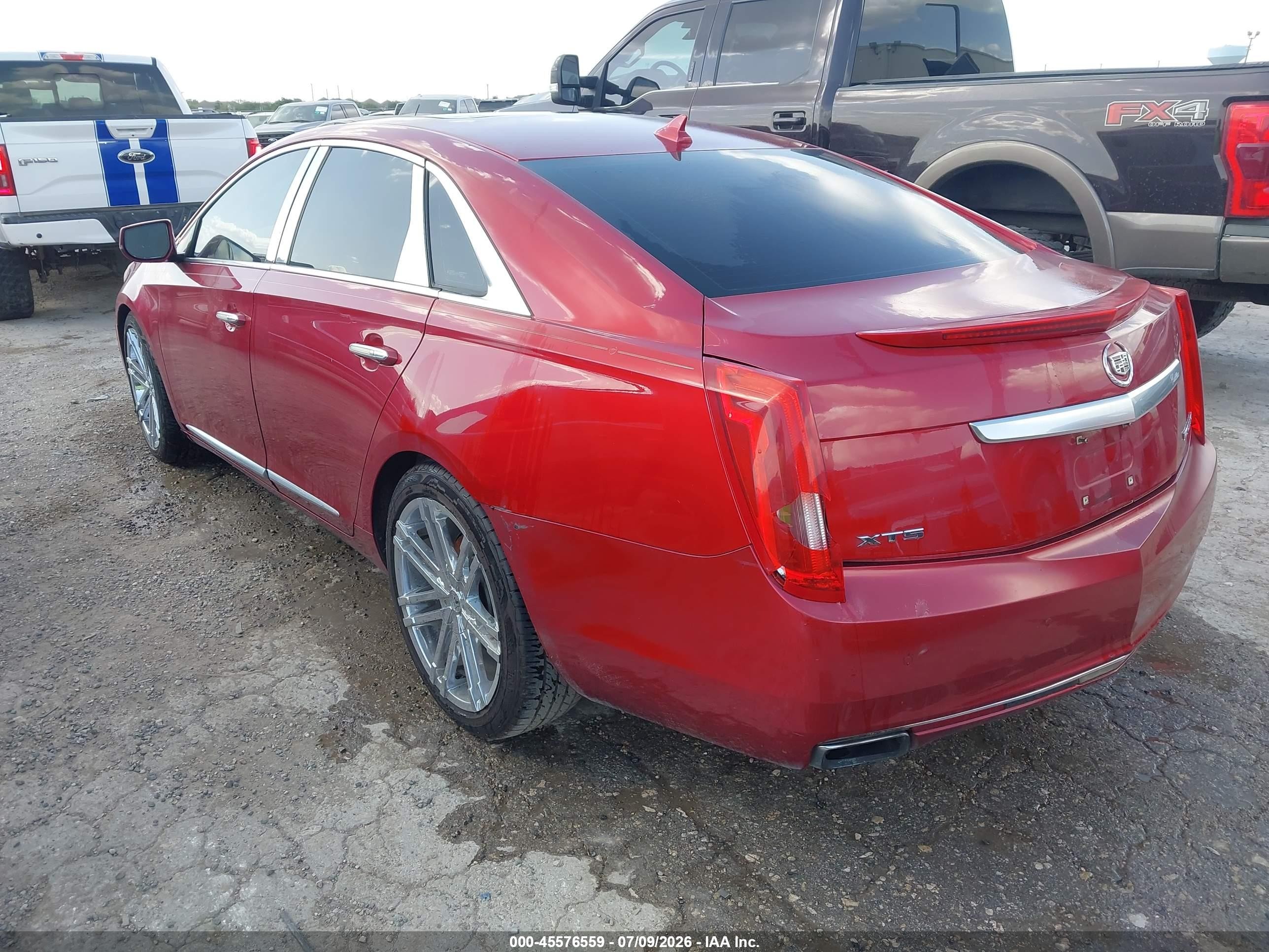 2013 Cadillac Xts Premium Maroon vin: 2G61S5S35D9142703