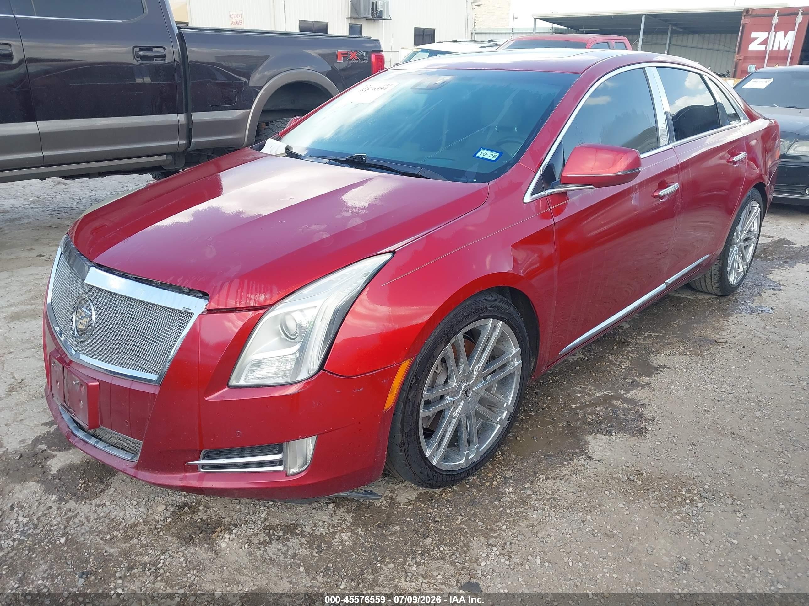 2013 Cadillac Xts Premium Maroon vin: 2G61S5S35D9142703