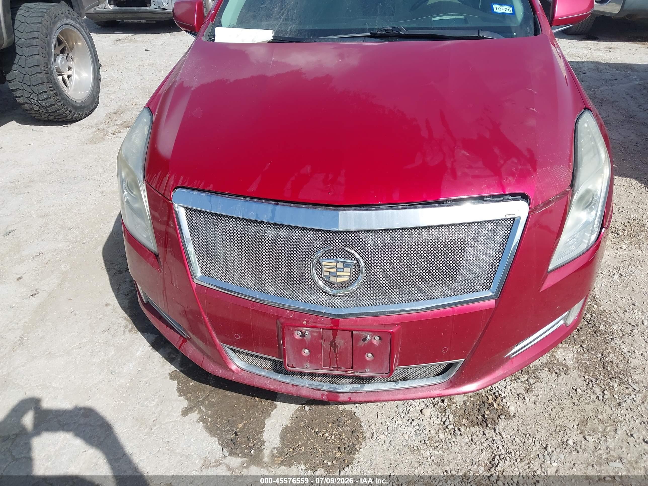 2013 Cadillac Xts Premium Maroon vin: 2G61S5S35D9142703