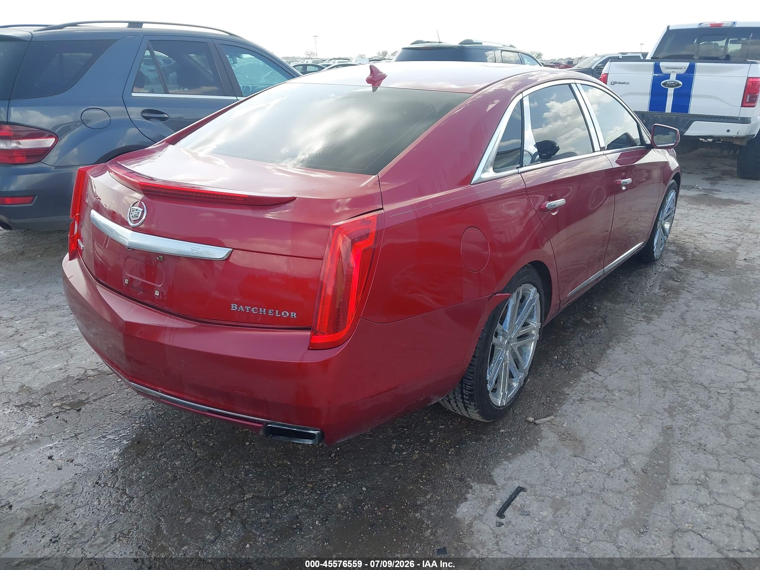 2013 Cadillac Xts Premium Maroon vin: 2G61S5S35D9142703