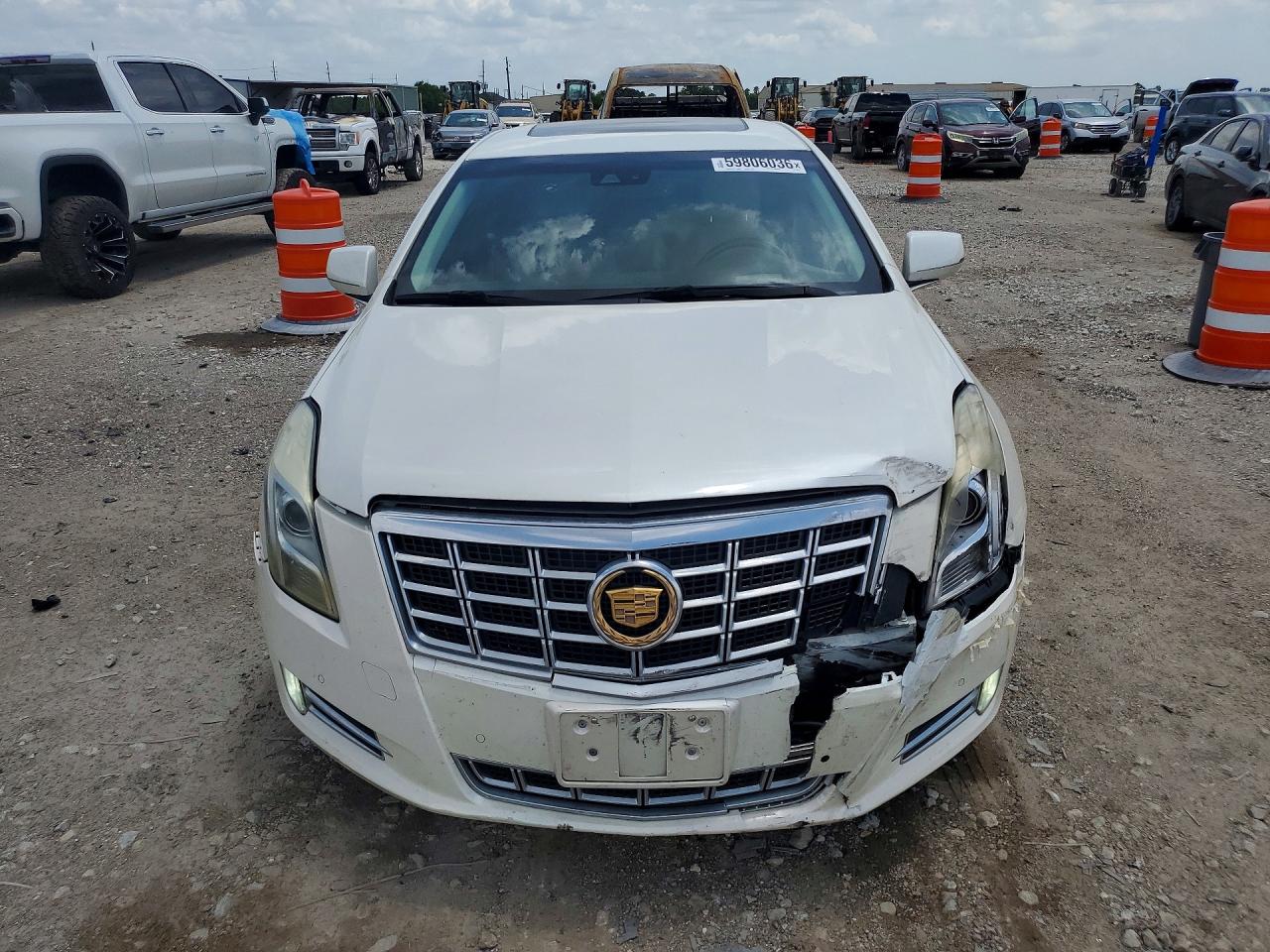 2013 Cadillac Xts White vin: 2G61S5S36D9102114