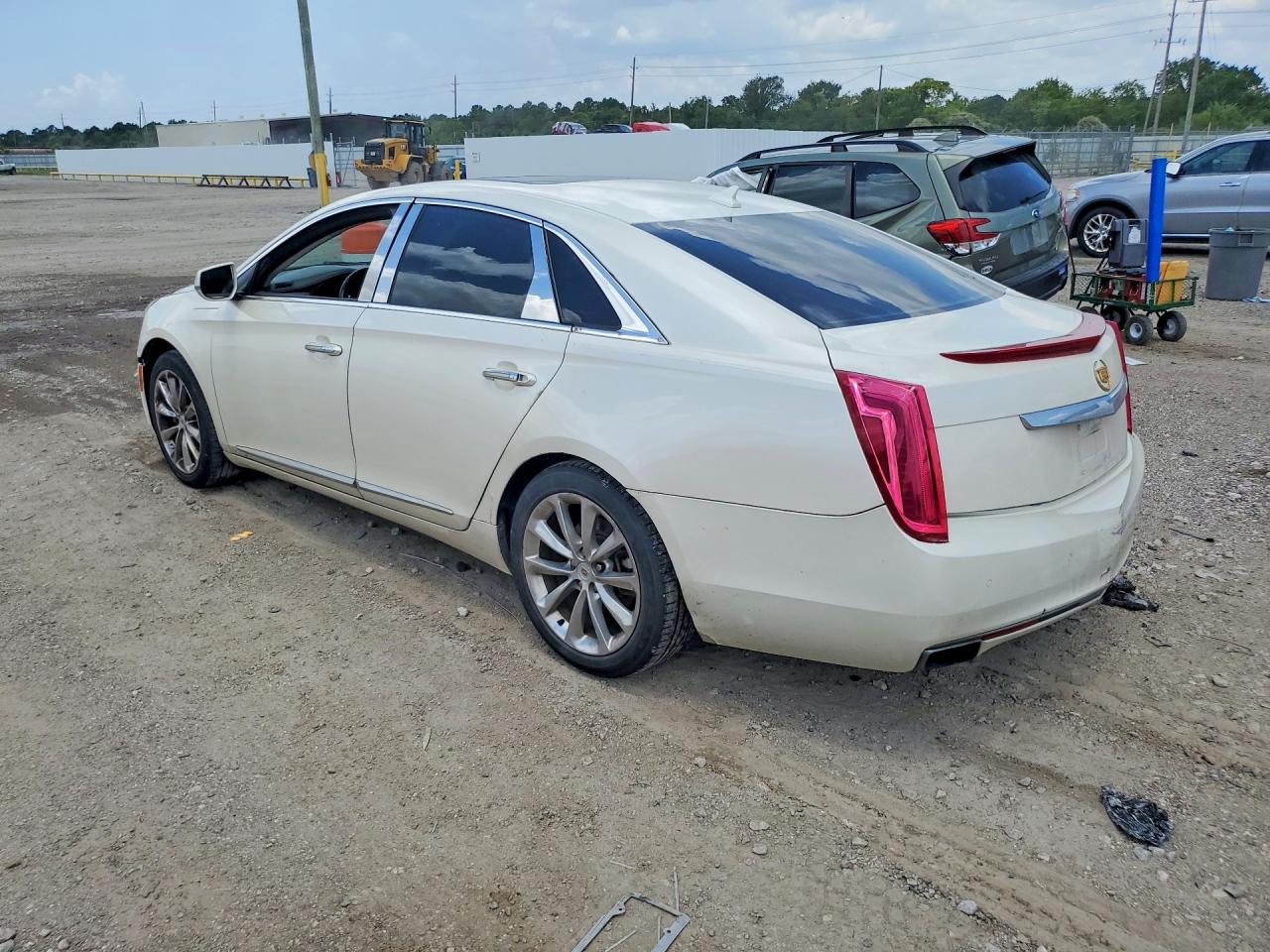 2013 Cadillac Xts White vin: 2G61S5S36D9102114