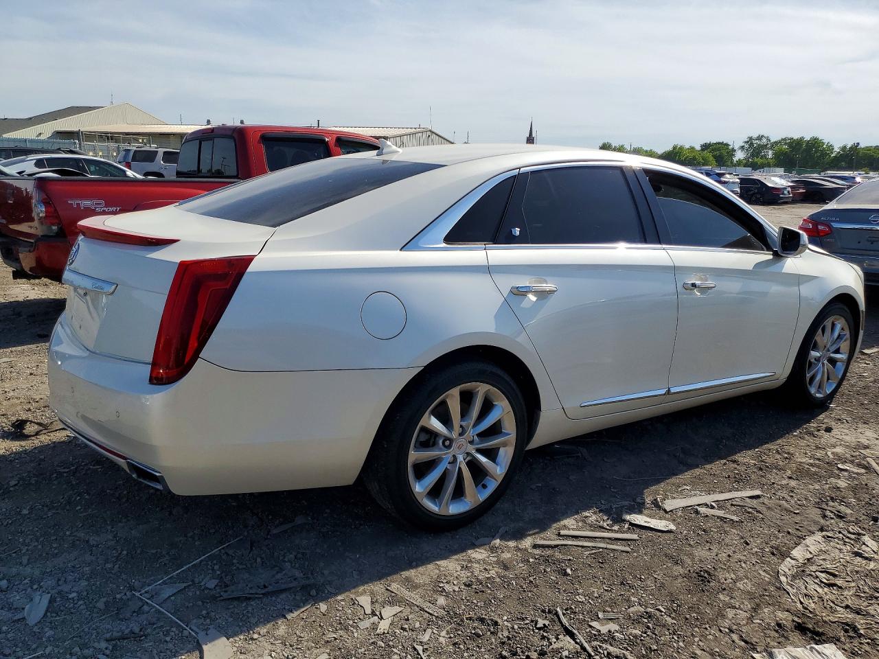 2013 Cadillac Xts Premium Collection Cream vin: 2G61S5S36D9116515