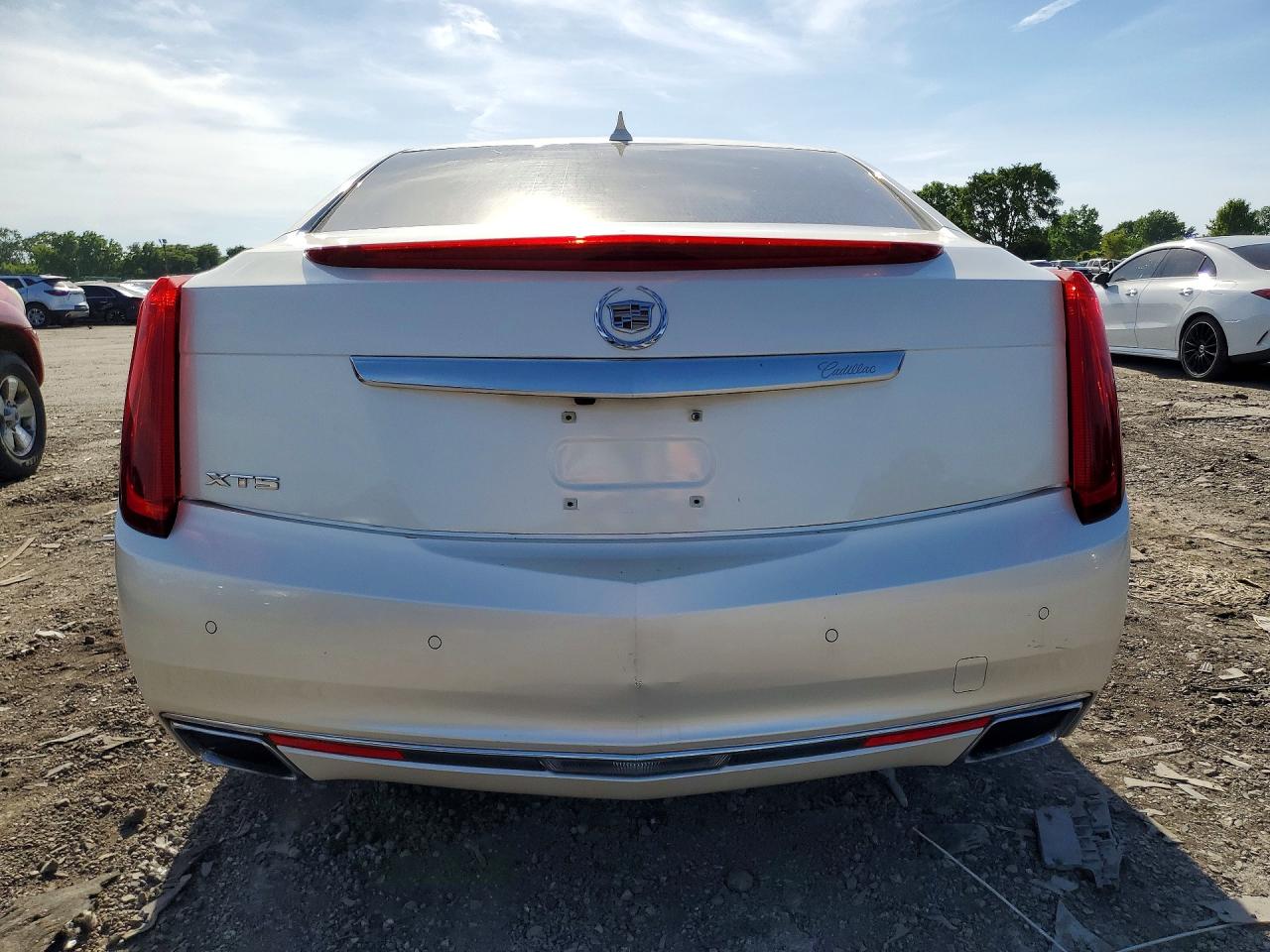 2013 Cadillac Xts Premium Collection Cream vin: 2G61S5S36D9116515
