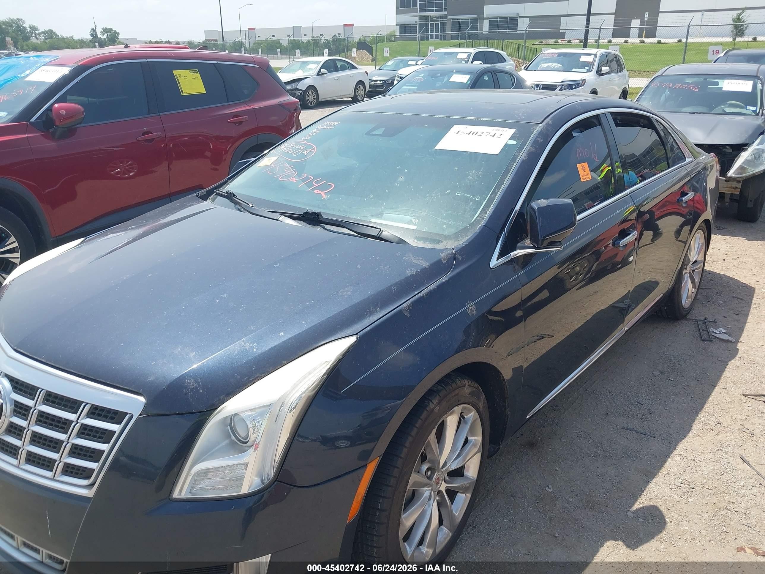 2013 Cadillac Xts Premium Blue vin: 2G61S5S36D9150048