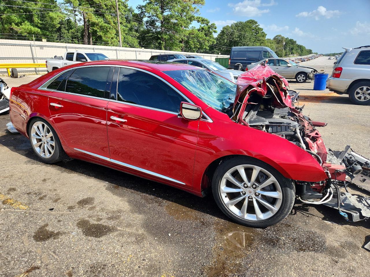 2013 Cadillac Xts Premium Collection Red vin: 2G61S5S36D9163141