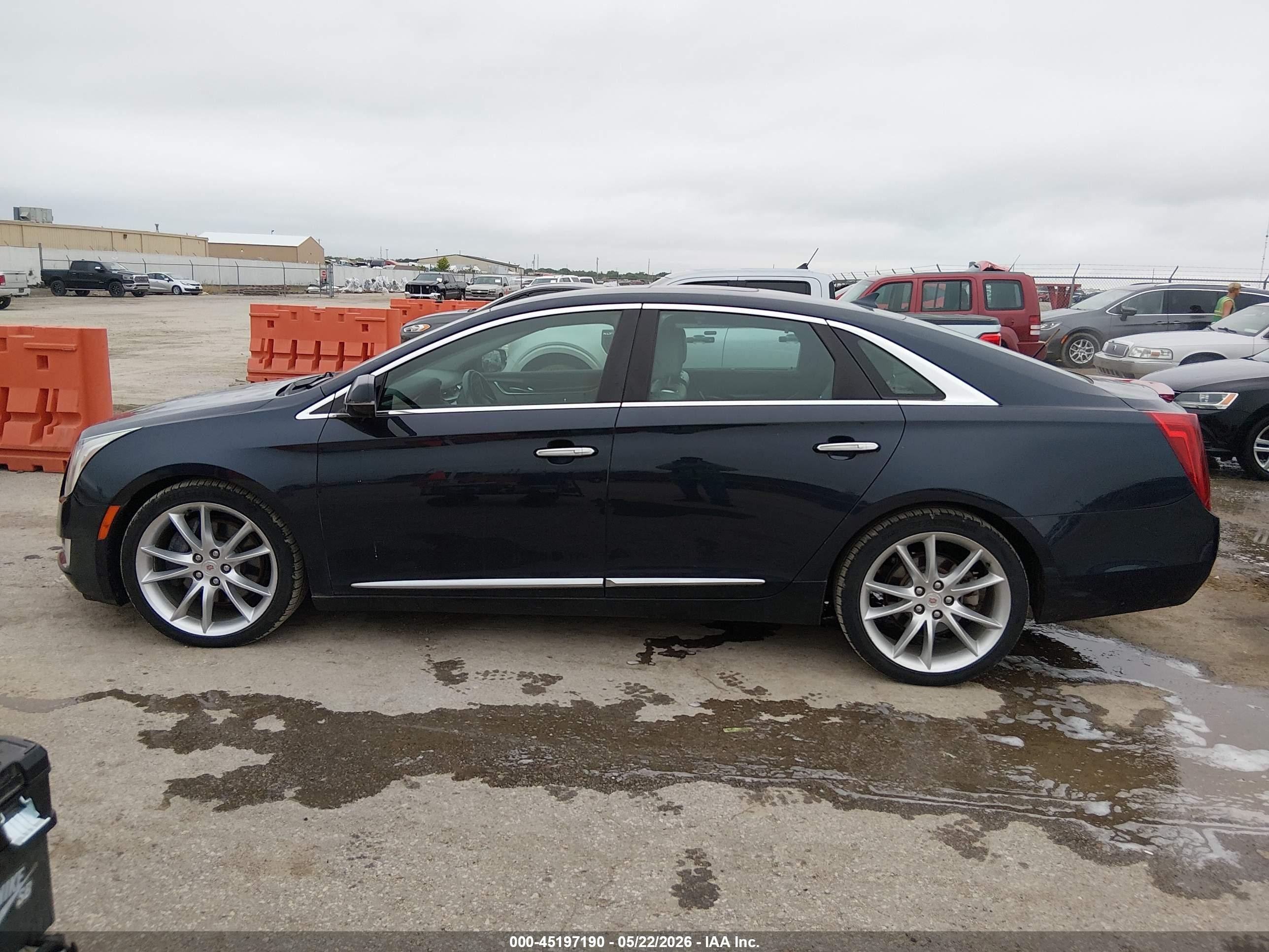 2013 Cadillac Xts Premium Dark Blue vin: 2G61S5S36D9214492