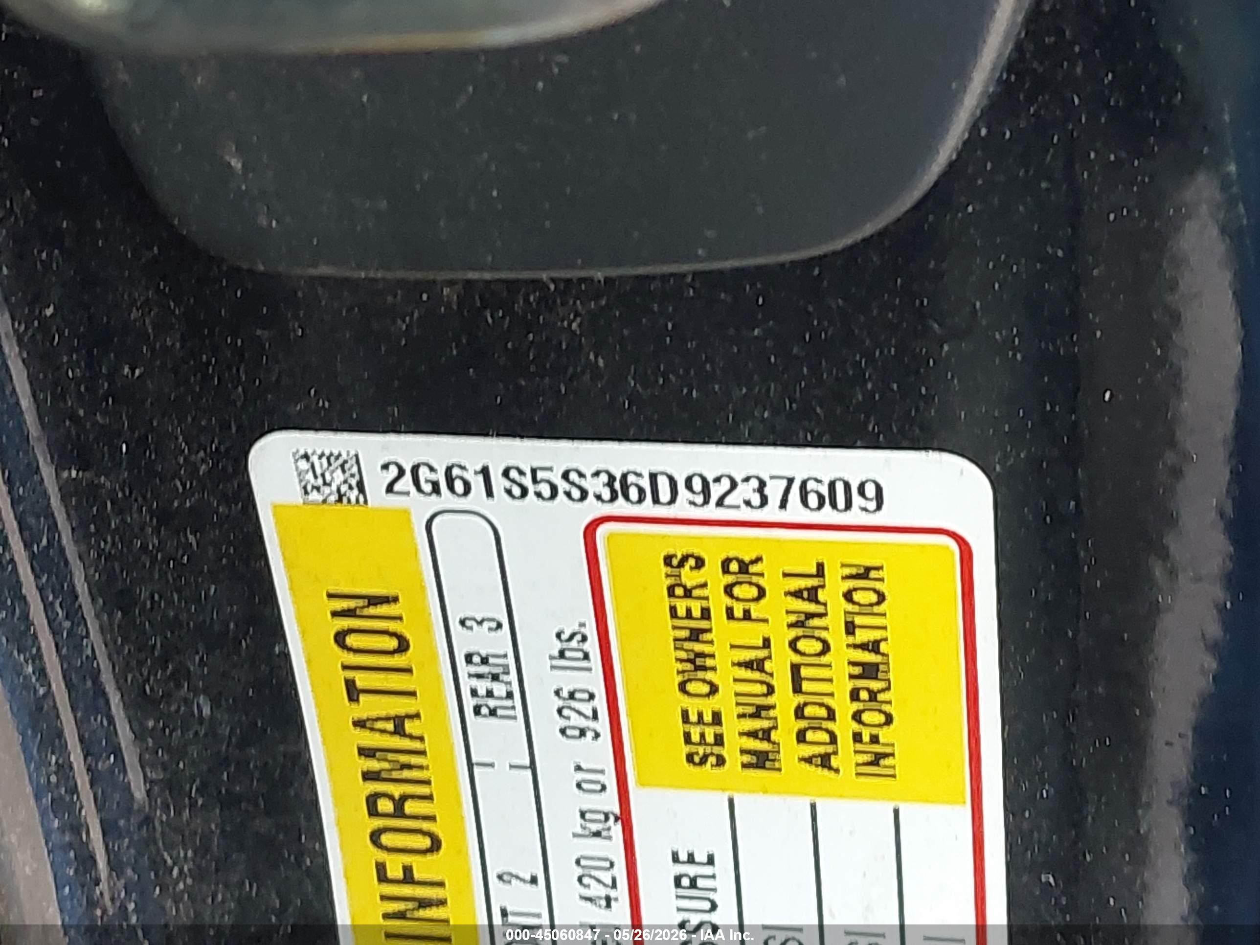 2013 Cadillac Xts Premium Black vin: 2G61S5S36D9237609