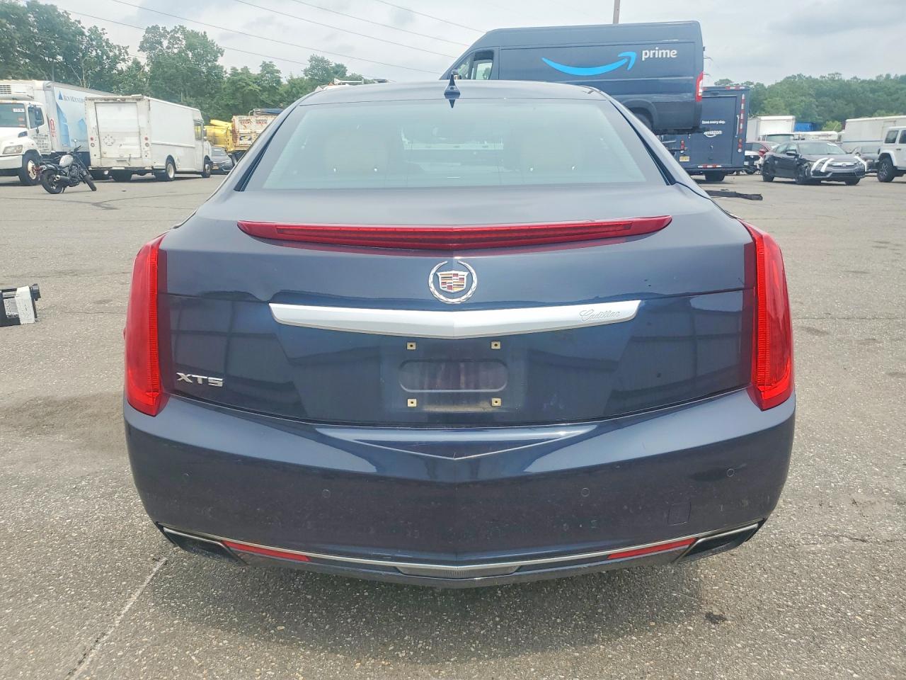 2013 Cadillac Xts Premium Collection Blue vin: 2G61S5S37D9150687