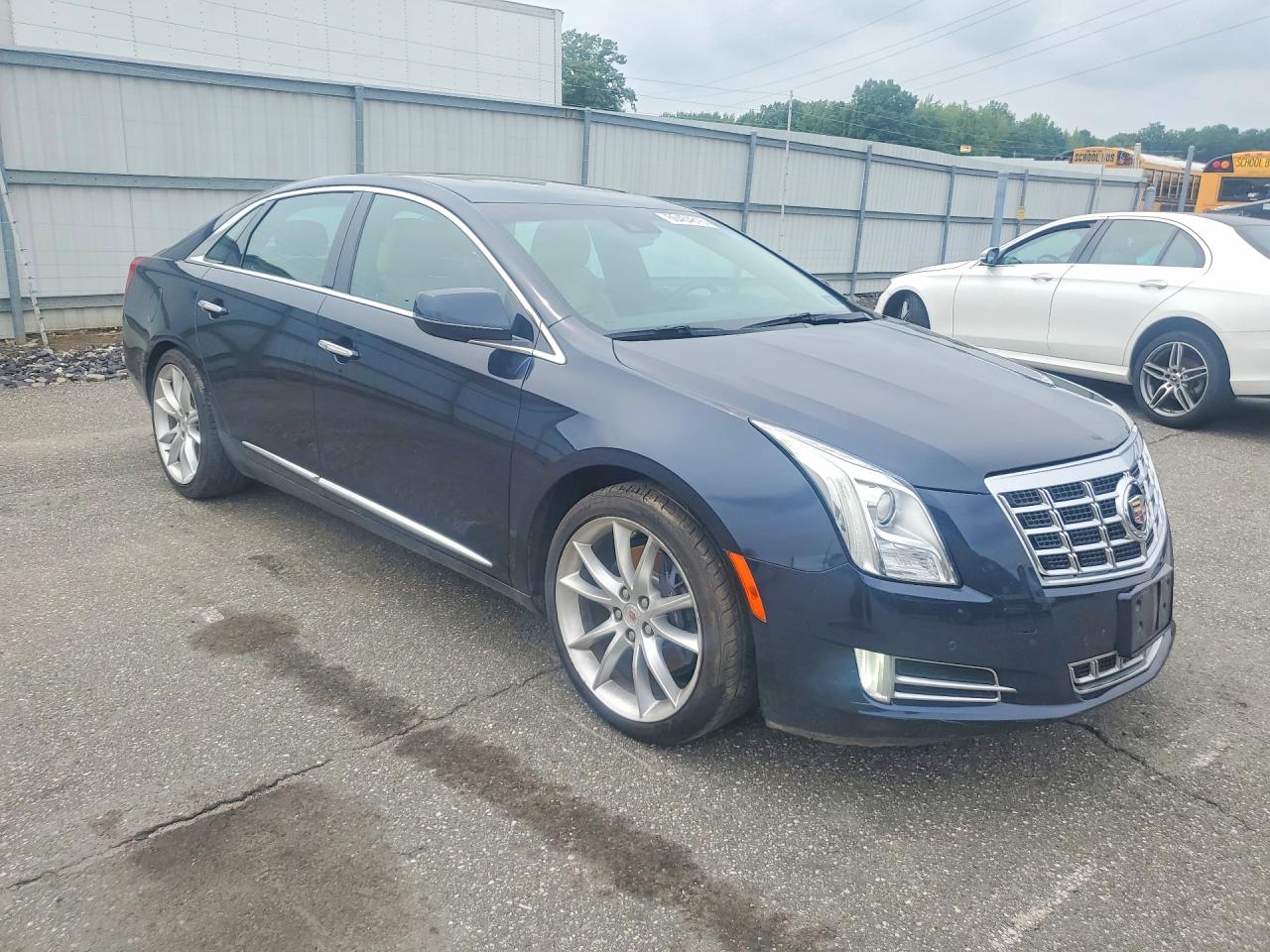 2013 Cadillac Xts Premium Collection Blue vin: 2G61S5S37D9150687