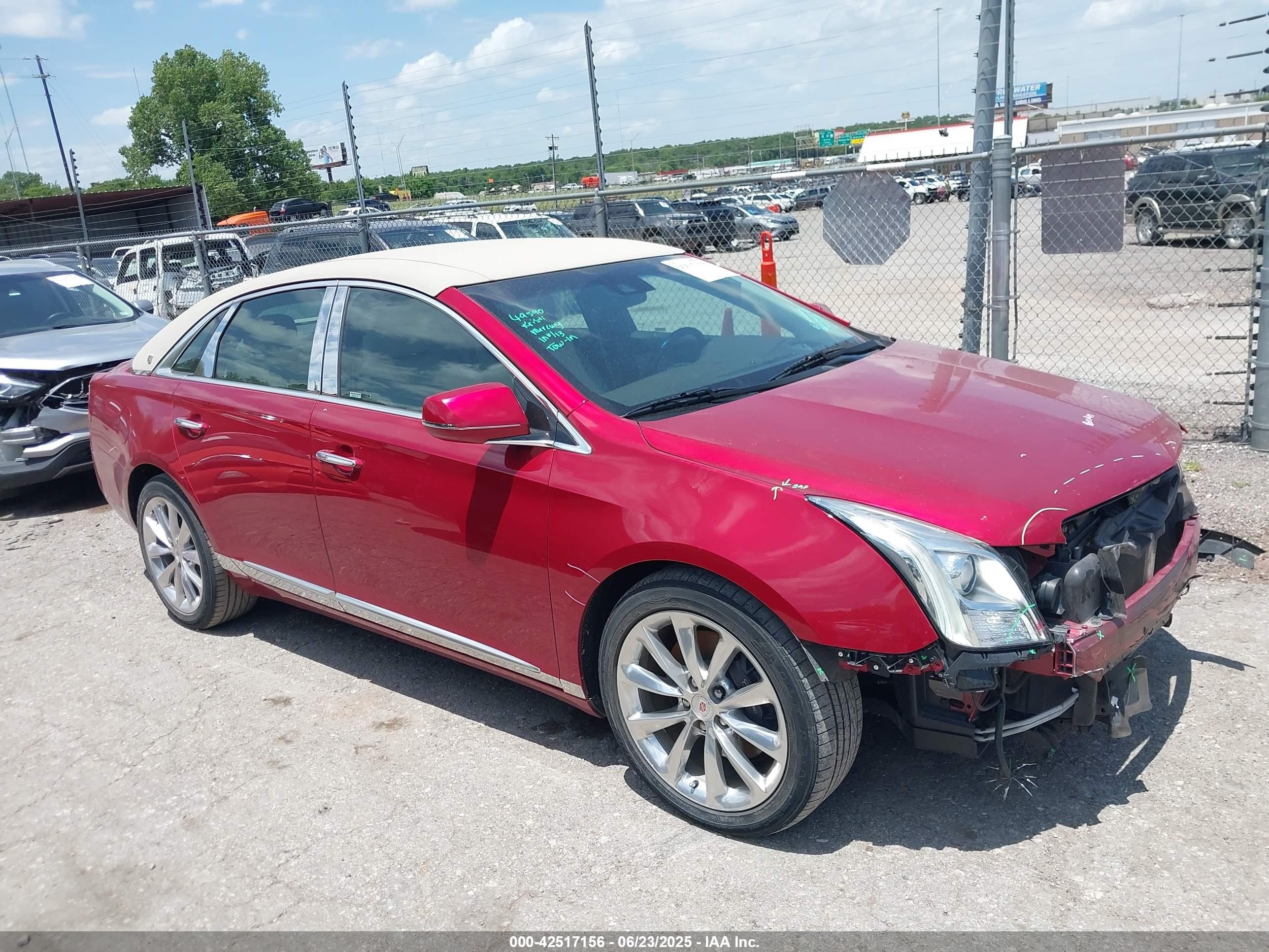 2013 Cadillac Xts Premium Red vin: 2G61S5S38D9198487