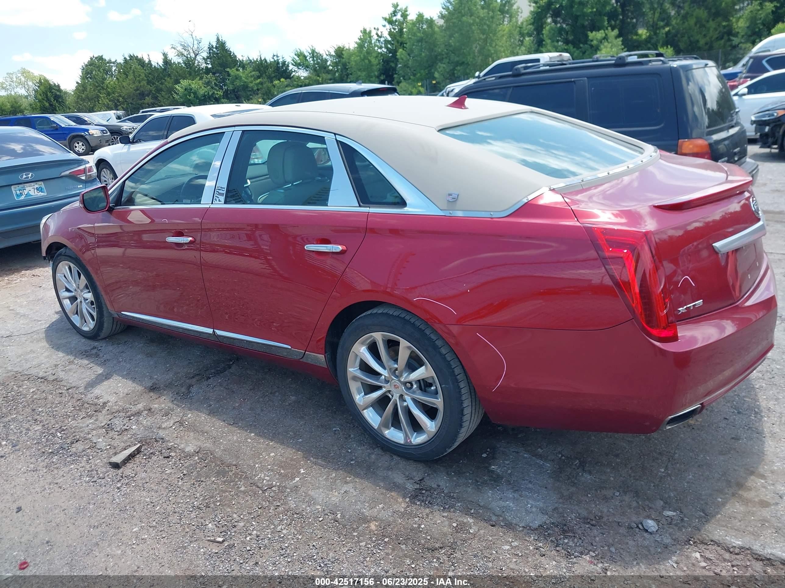 2013 Cadillac Xts Premium Red vin: 2G61S5S38D9198487