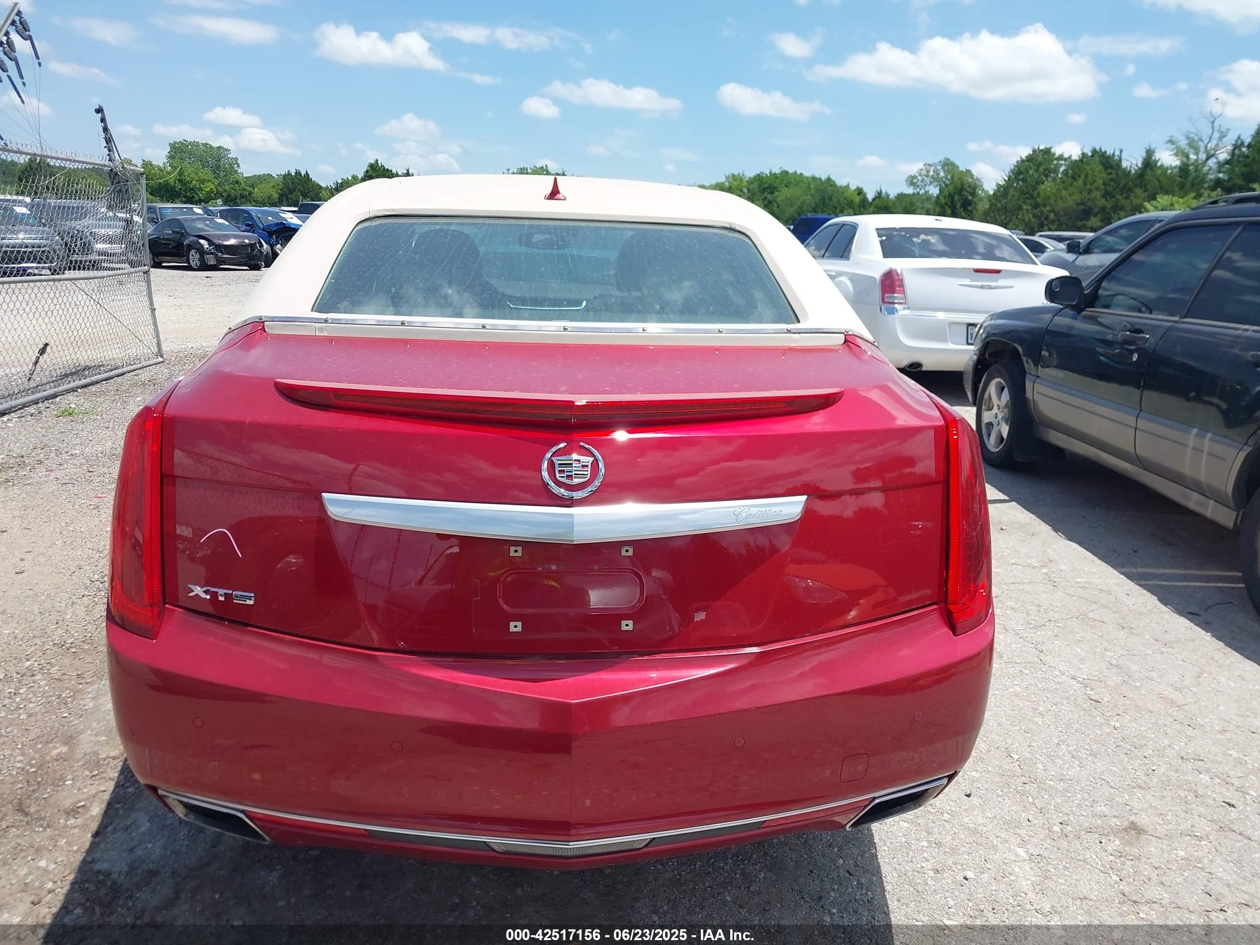 2013 Cadillac Xts Premium Red vin: 2G61S5S38D9198487