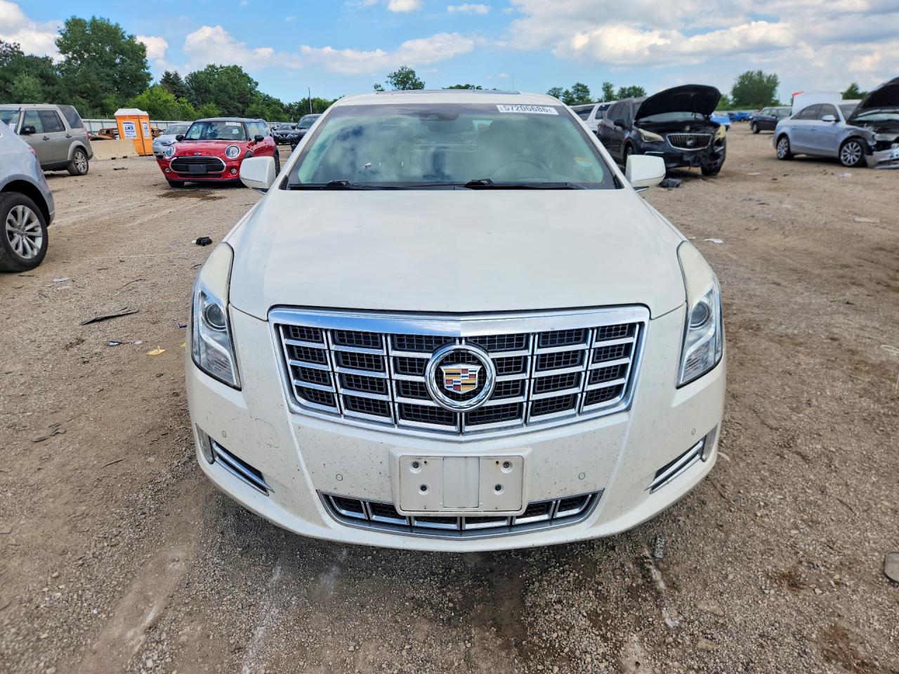 2013 Cadillac Xts Premium Collection White vin: 2G61T5S30D9103188