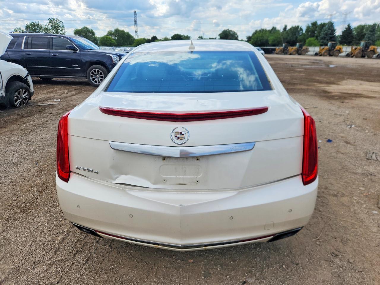 2013 Cadillac Xts Premium Collection White vin: 2G61T5S30D9103188