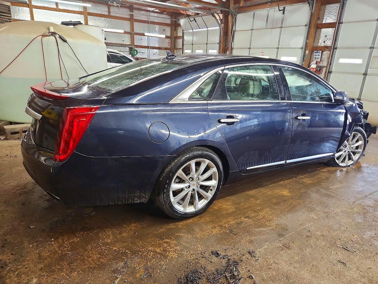 2013 Cadillac Xts Premium Collection Blue vin: 2G61T5S30D9132383