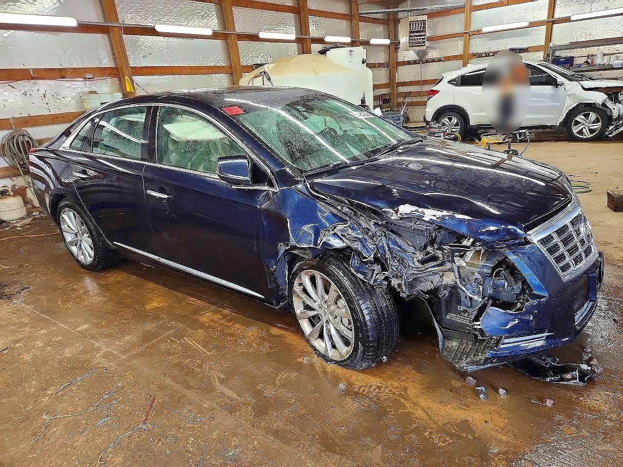2013 Cadillac Xts Premium Collection Blue vin: 2G61T5S30D9132383