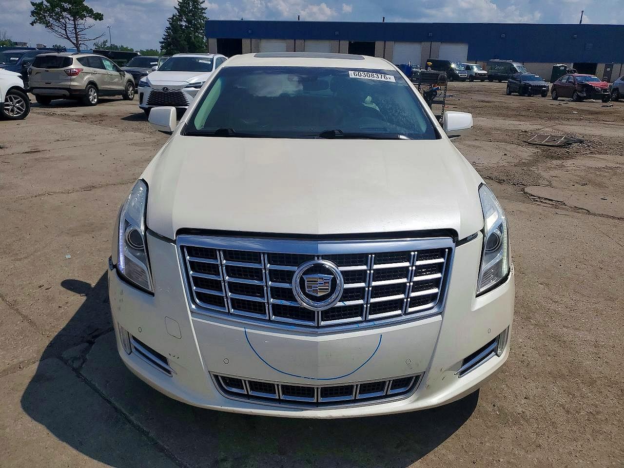 2013 Cadillac Xts Premium Collection White vin: 2G61T5S31D9102311