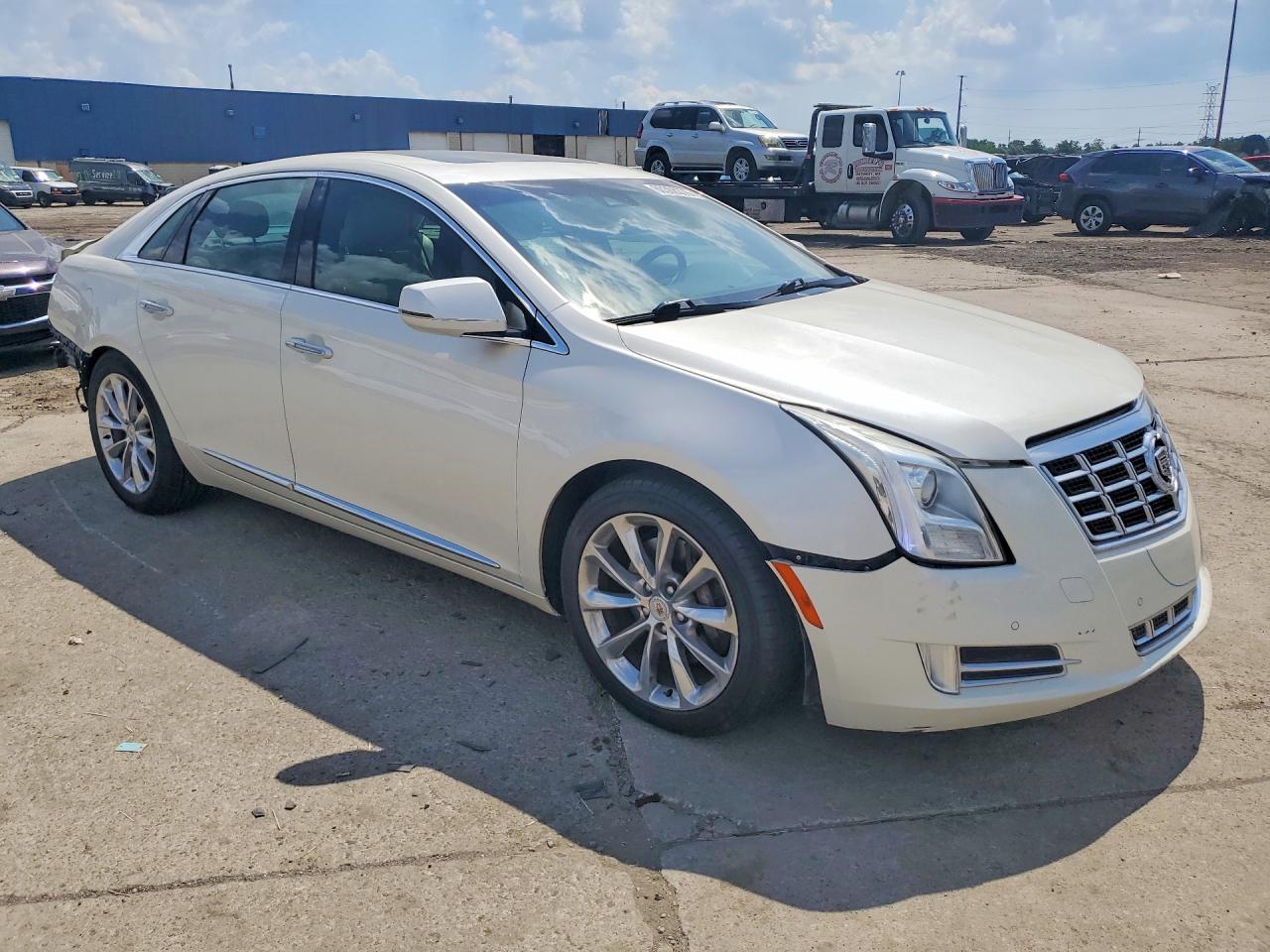 2013 Cadillac Xts Premium Collection White vin: 2G61T5S31D9102311