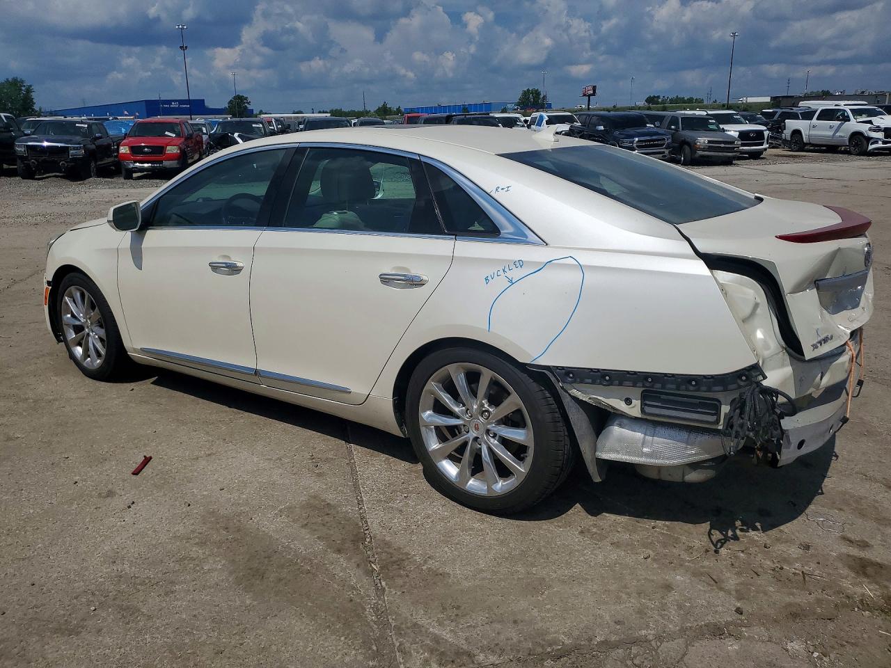 2013 Cadillac Xts Premium Collection White vin: 2G61T5S31D9102311