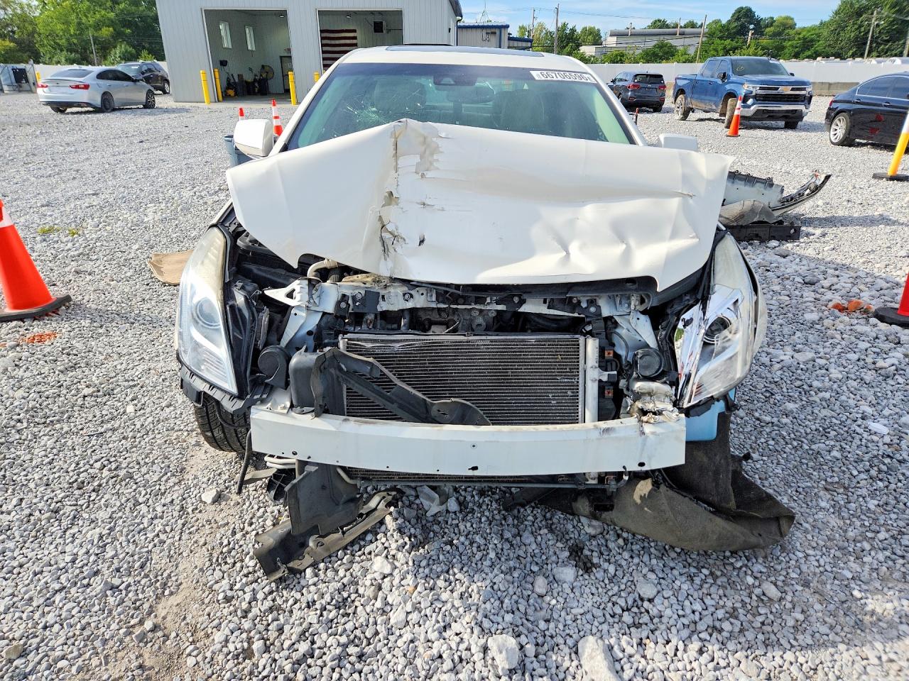 2013 Cadillac Xts Premium Collection White vin: 2G61T5S31D9102874