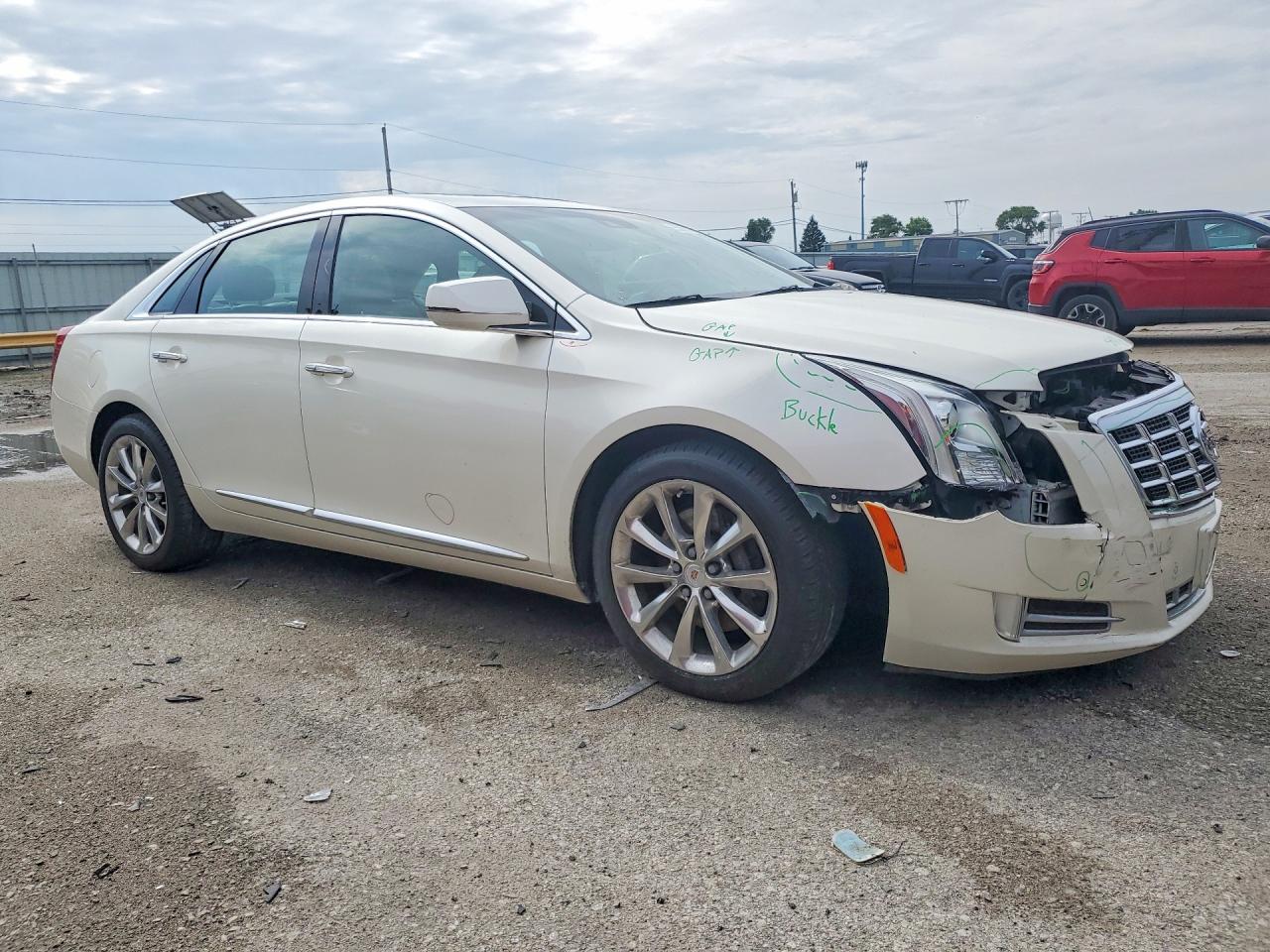 2013 Cadillac Xts Premium Collection Cream vin: 2G61T5S32D9159004