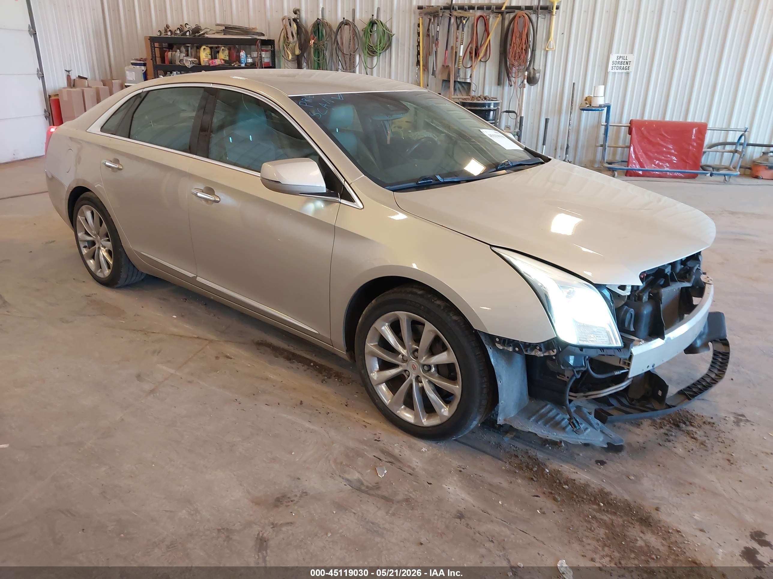 2013 Cadillac Xts Premium Tan vin: 2G61T5S32D9234980