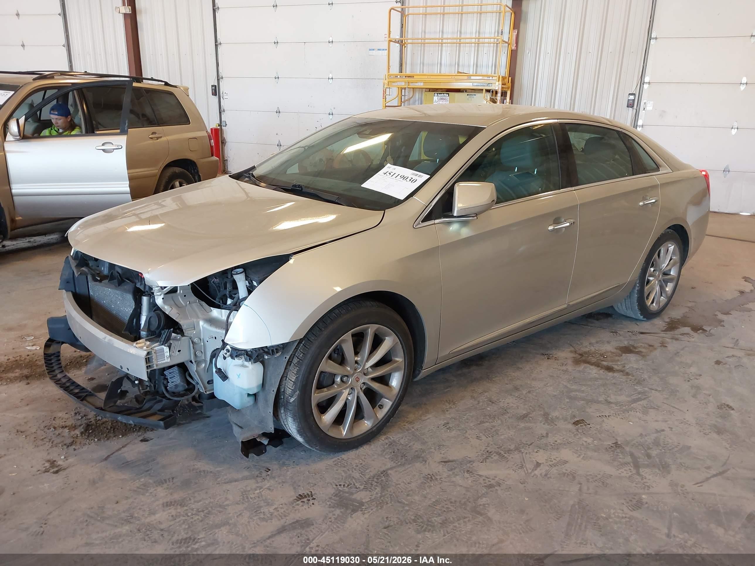 2013 Cadillac Xts Premium Tan vin: 2G61T5S32D9234980
