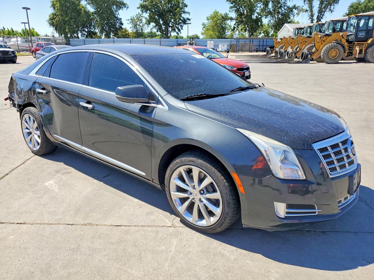 2013 Cadillac Xts Premium Collection Charcoal vin: 2G61T5S35D9110718