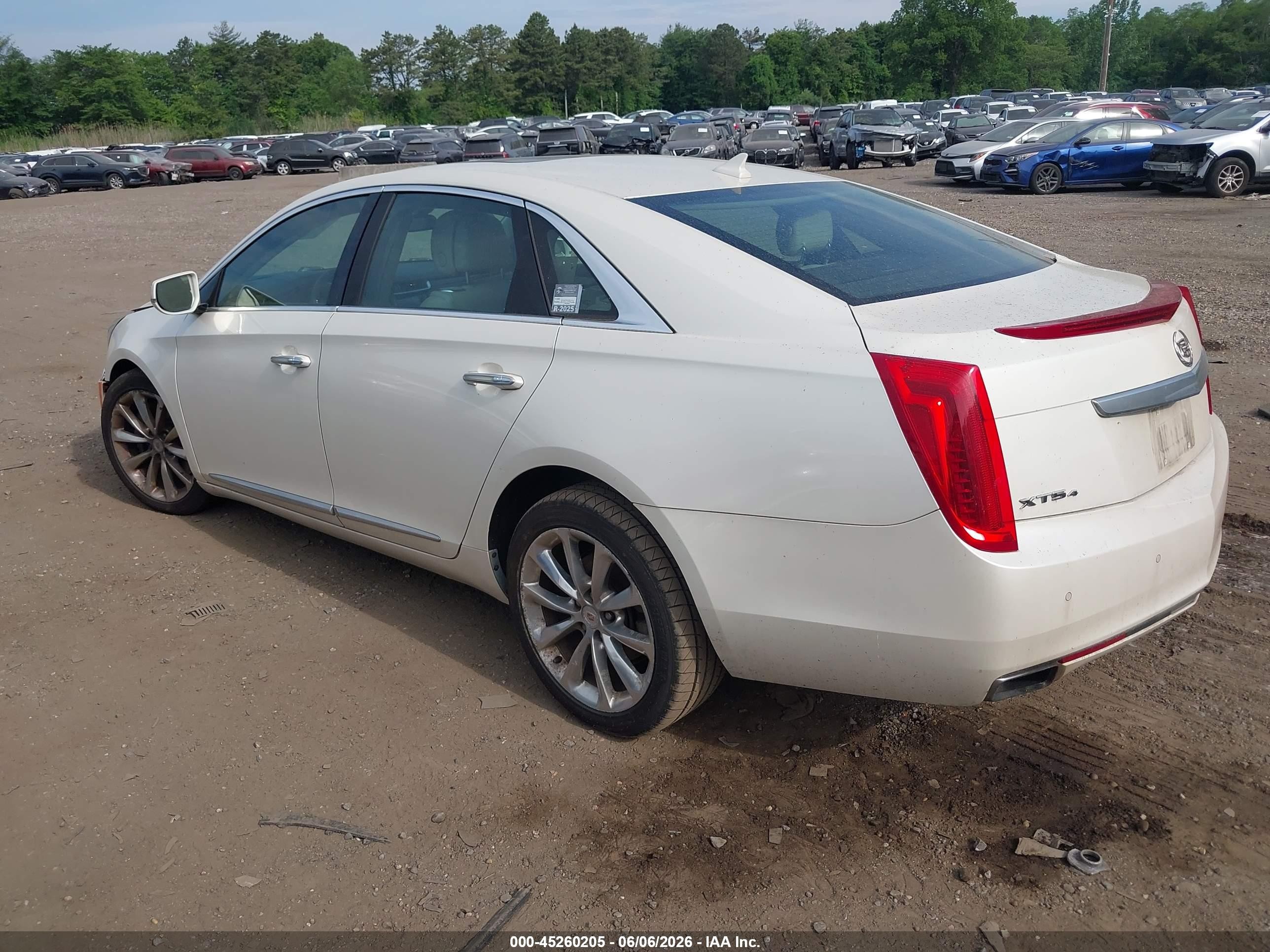 2013 Cadillac Xts Premium White vin: 2G61T5S36D9105513
