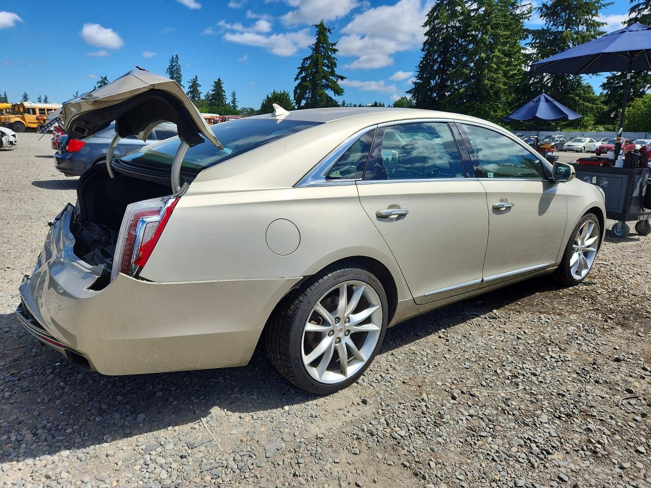 2013 Cadillac Xts Premium Collection Beige vin: 2G61T5S36D9190921