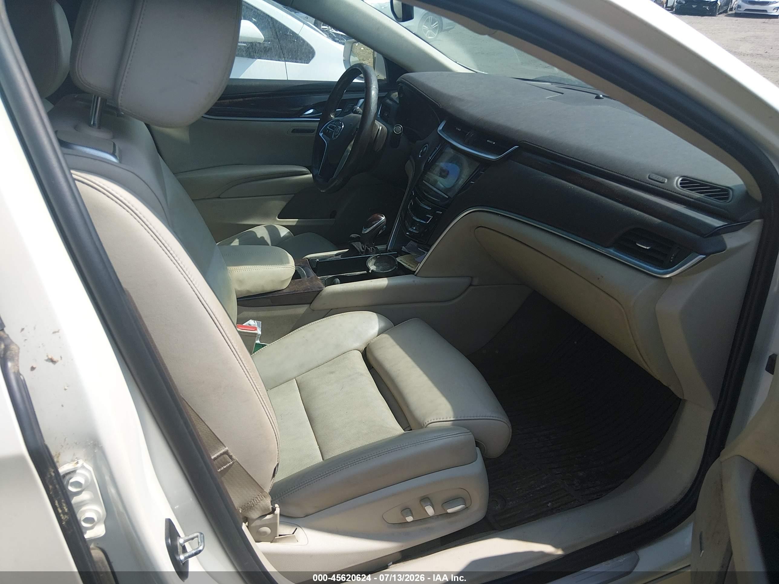 2013 Cadillac Xts Premium White vin: 2G61T5S36D9215185