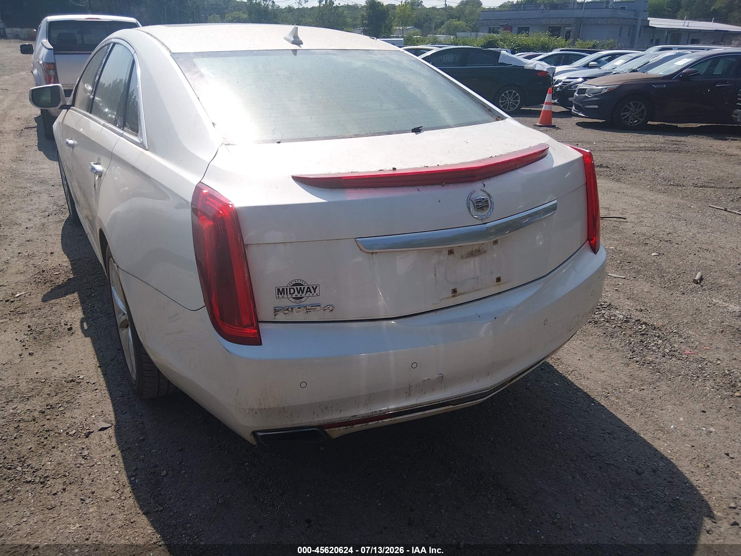2013 Cadillac Xts Premium White vin: 2G61T5S36D9215185
