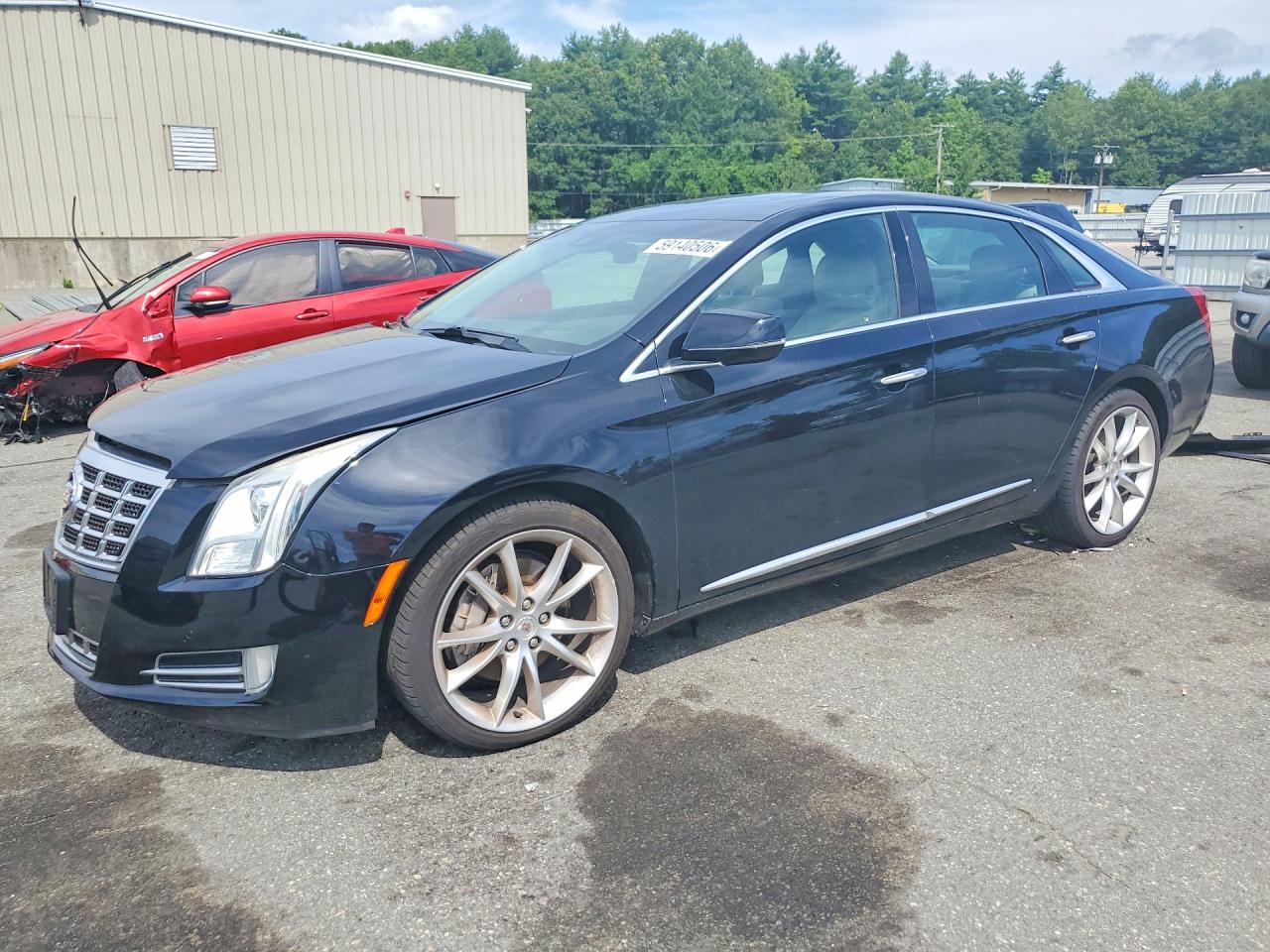 2013 Cadillac Xts Premium Collection Black vin: 2G61T5S38D9150694