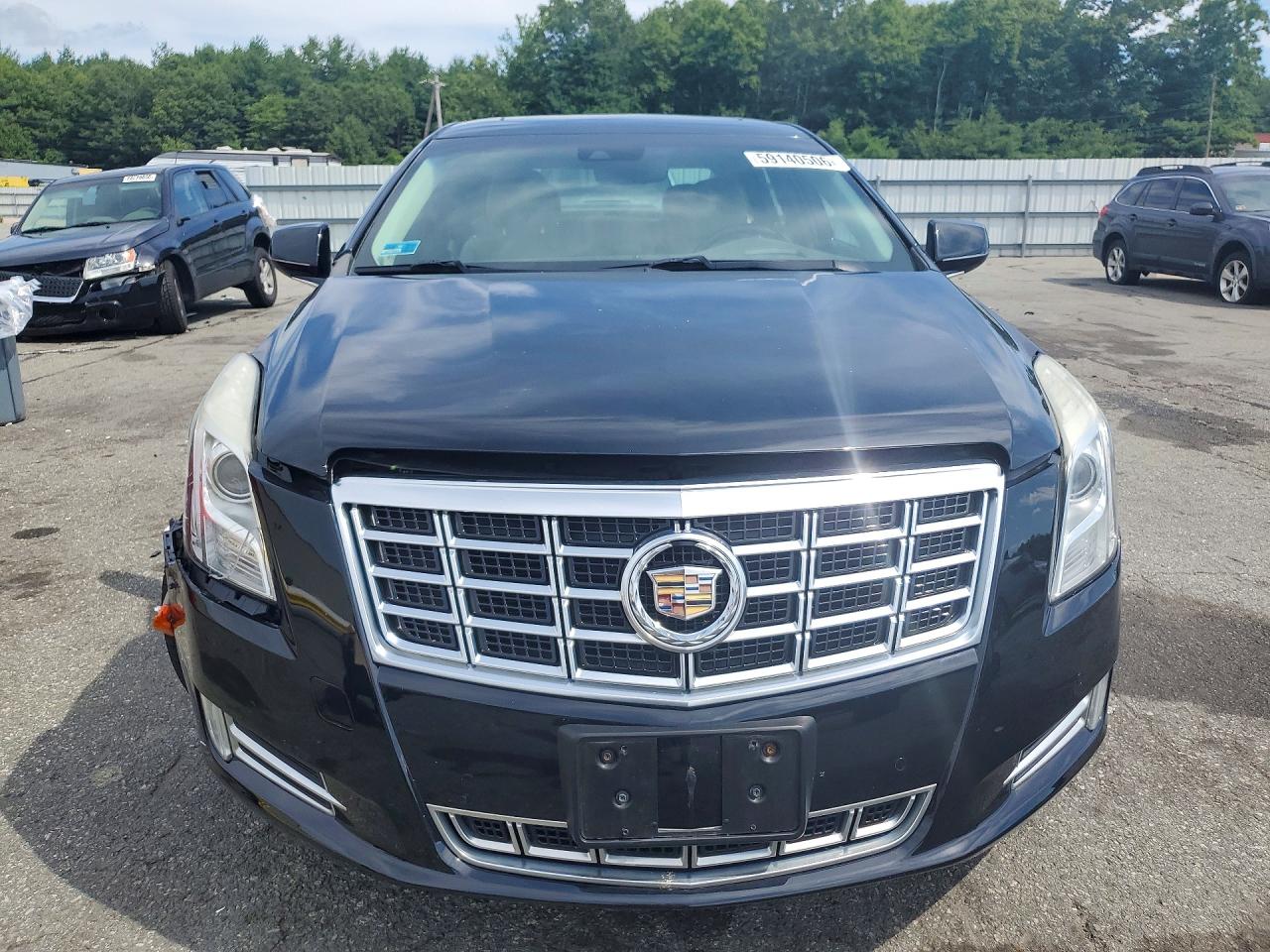 2013 Cadillac Xts Premium Collection Black vin: 2G61T5S38D9150694