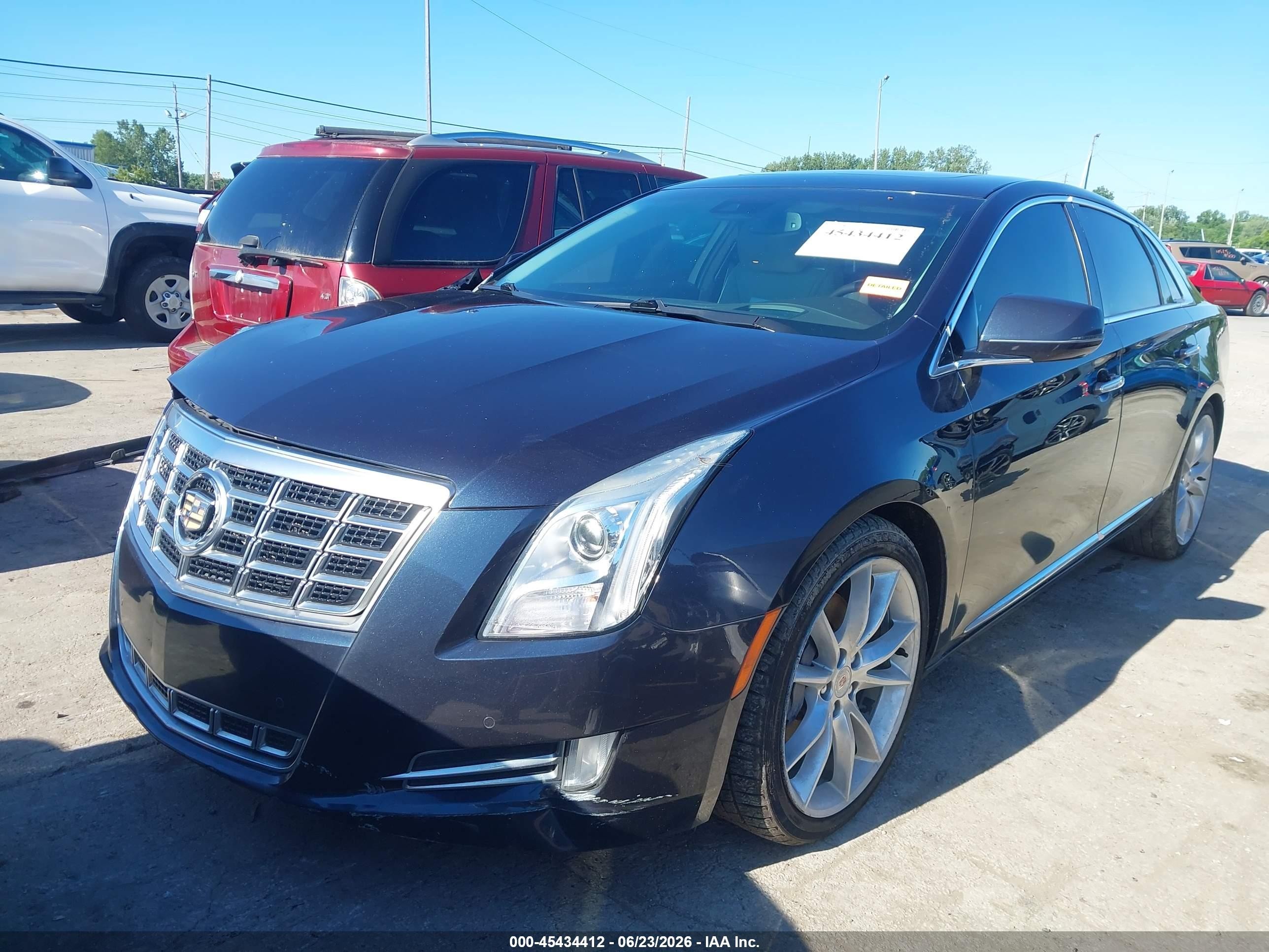 2013 Cadillac Xts Premium Dark Blue vin: 2G61T5S38D9196042