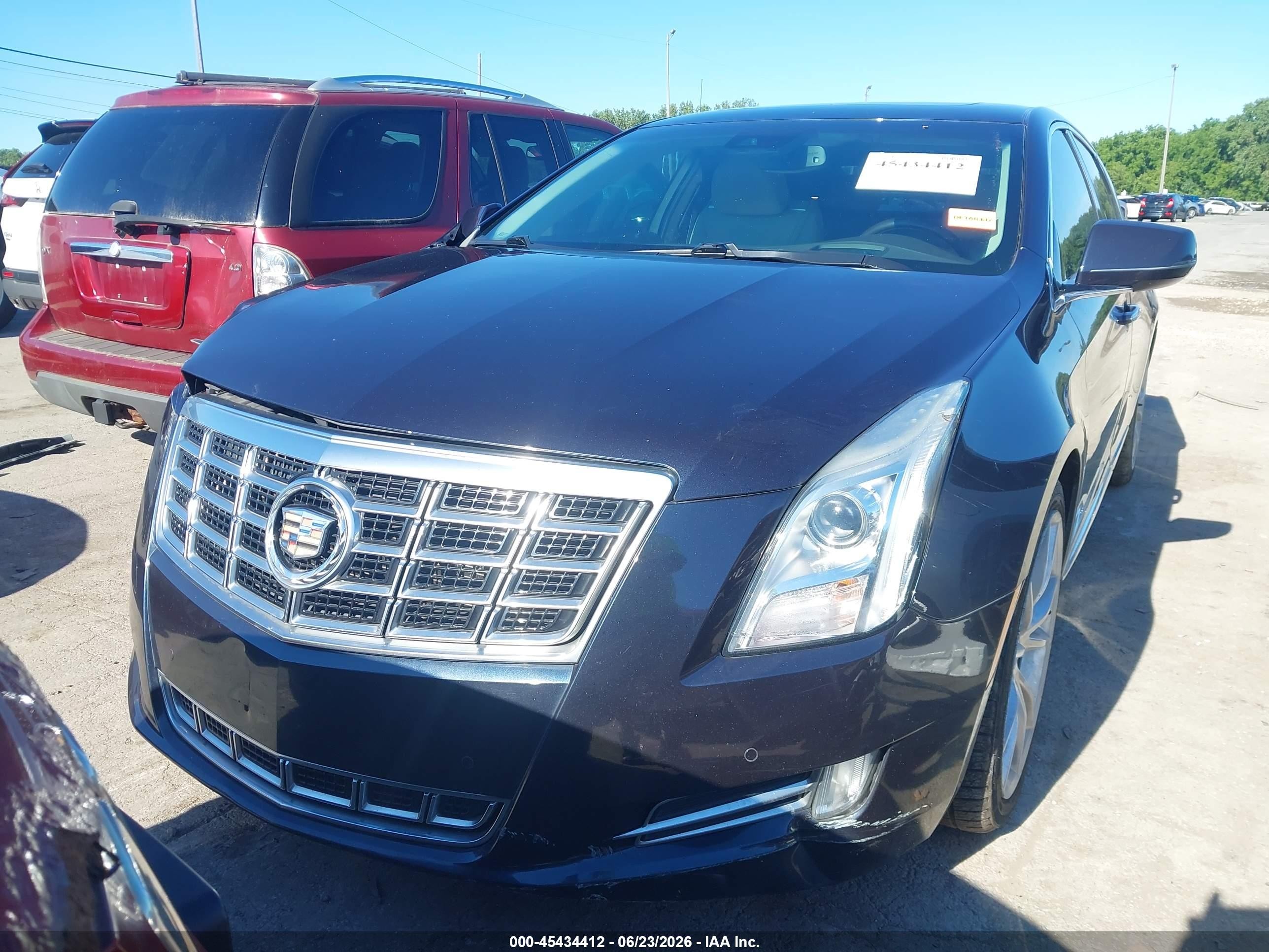 2013 Cadillac Xts Premium Dark Blue vin: 2G61T5S38D9196042