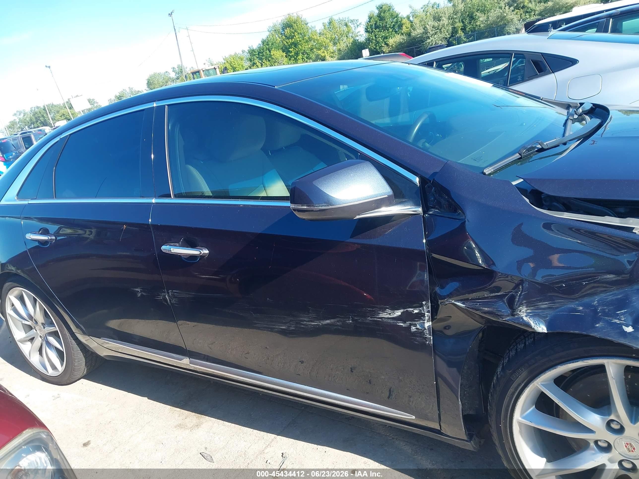 2013 Cadillac Xts Premium Dark Blue vin: 2G61T5S38D9196042