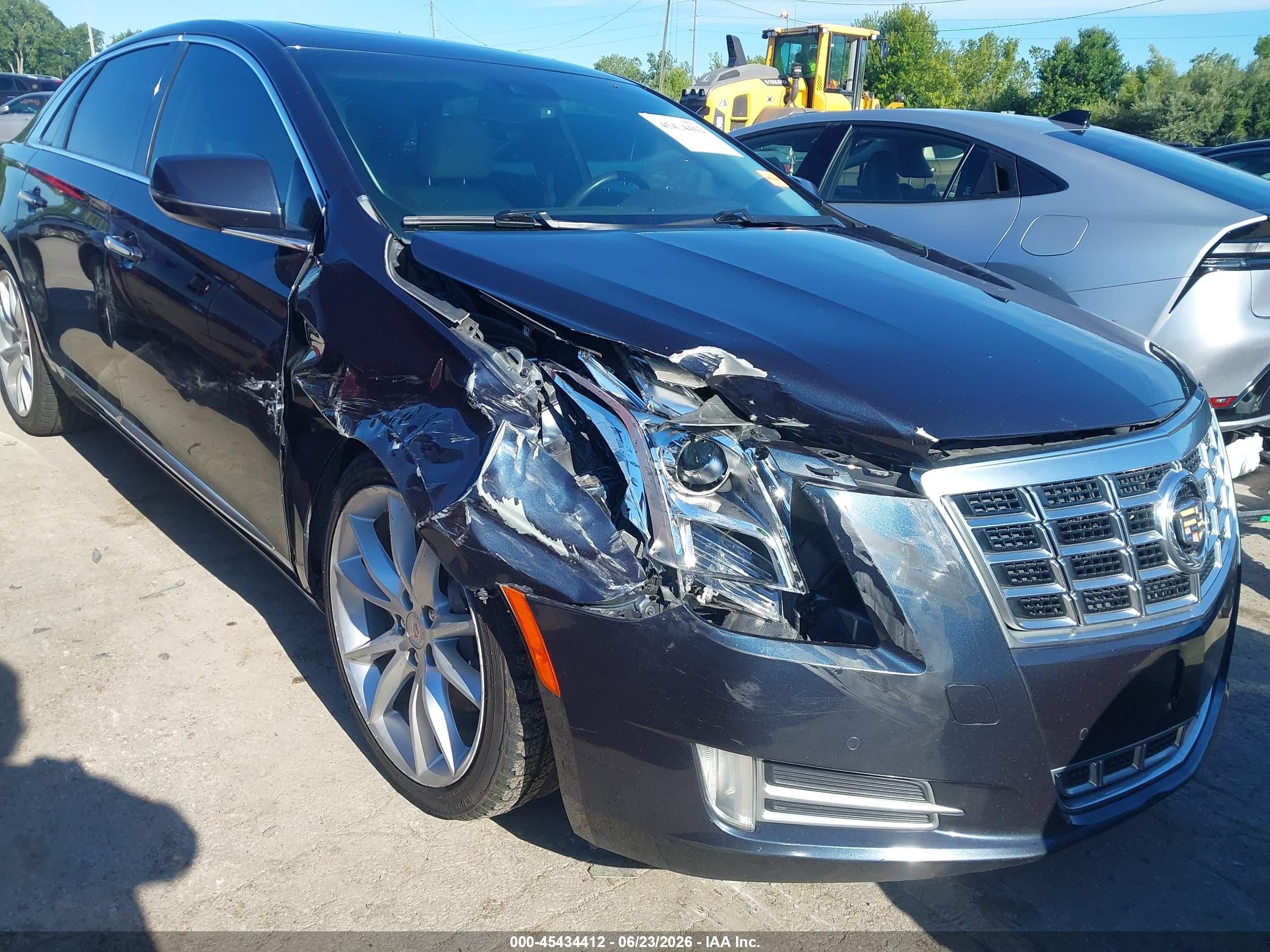 2013 Cadillac Xts Premium Dark Blue vin: 2G61T5S38D9196042