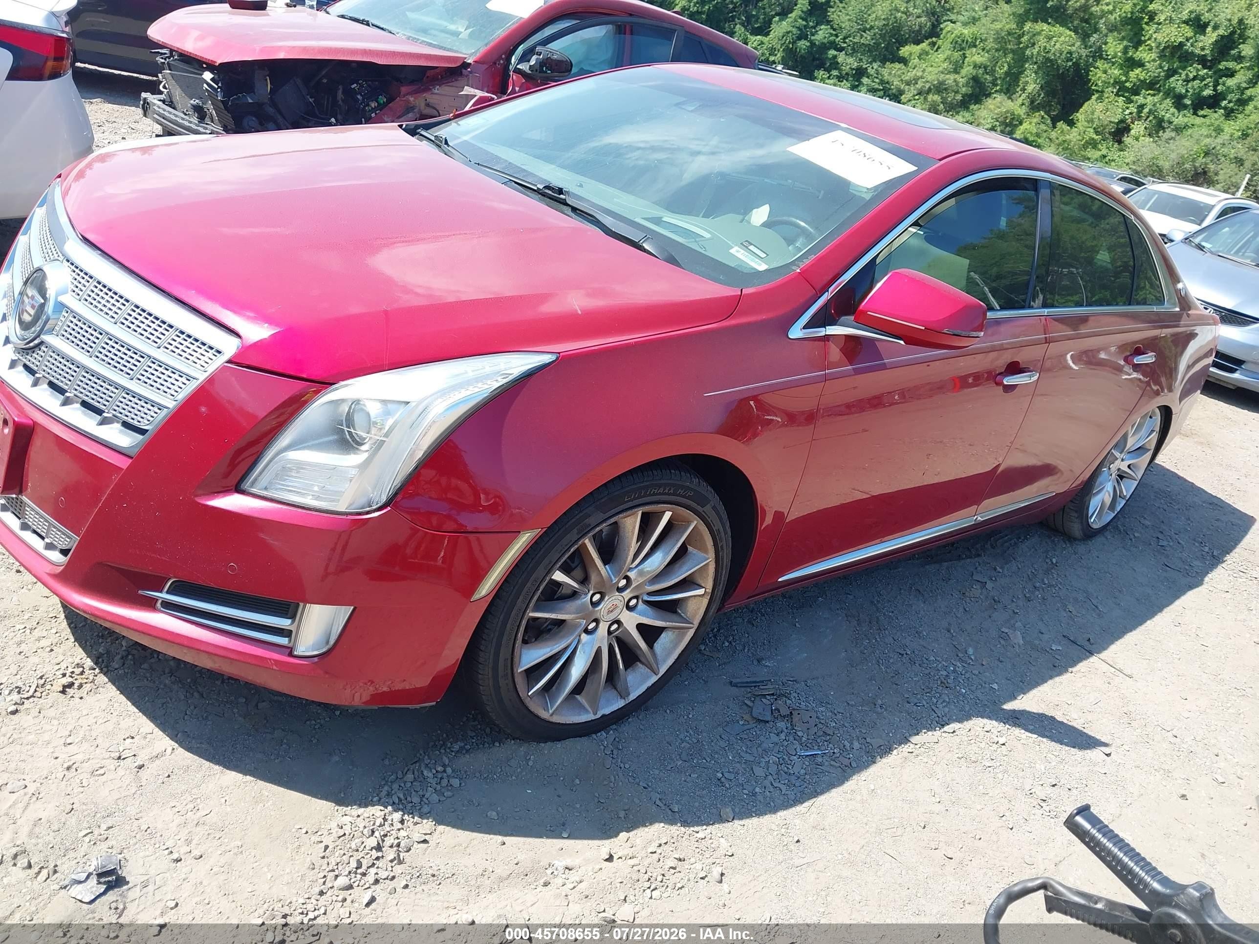 2013 Cadillac Xts Platinum Red vin: 2G61U5S32D9175734