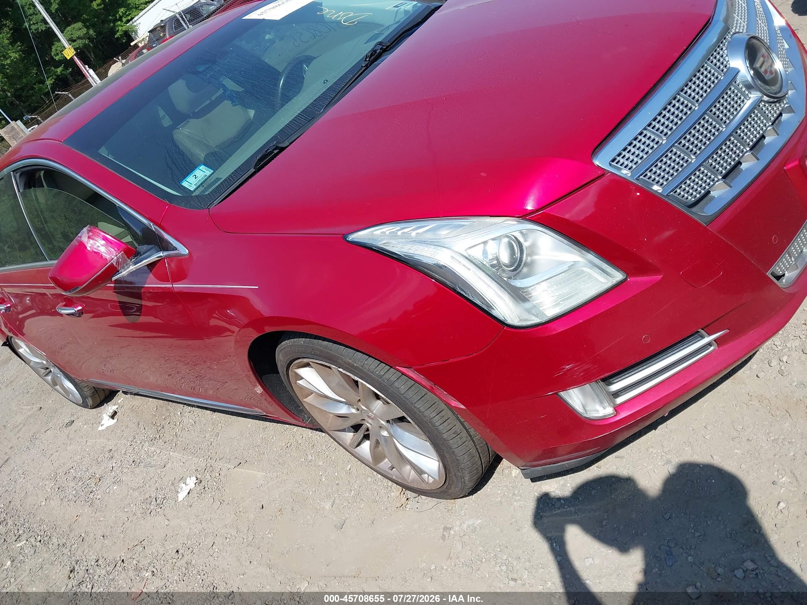 2013 Cadillac Xts Platinum Красный vin: 2G61U5S32D9175734