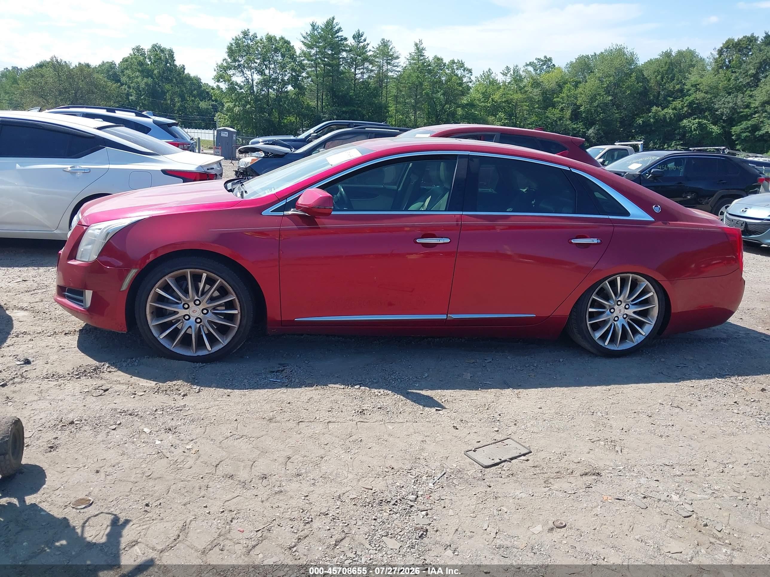 2013 Cadillac Xts Platinum Red vin: 2G61U5S32D9175734